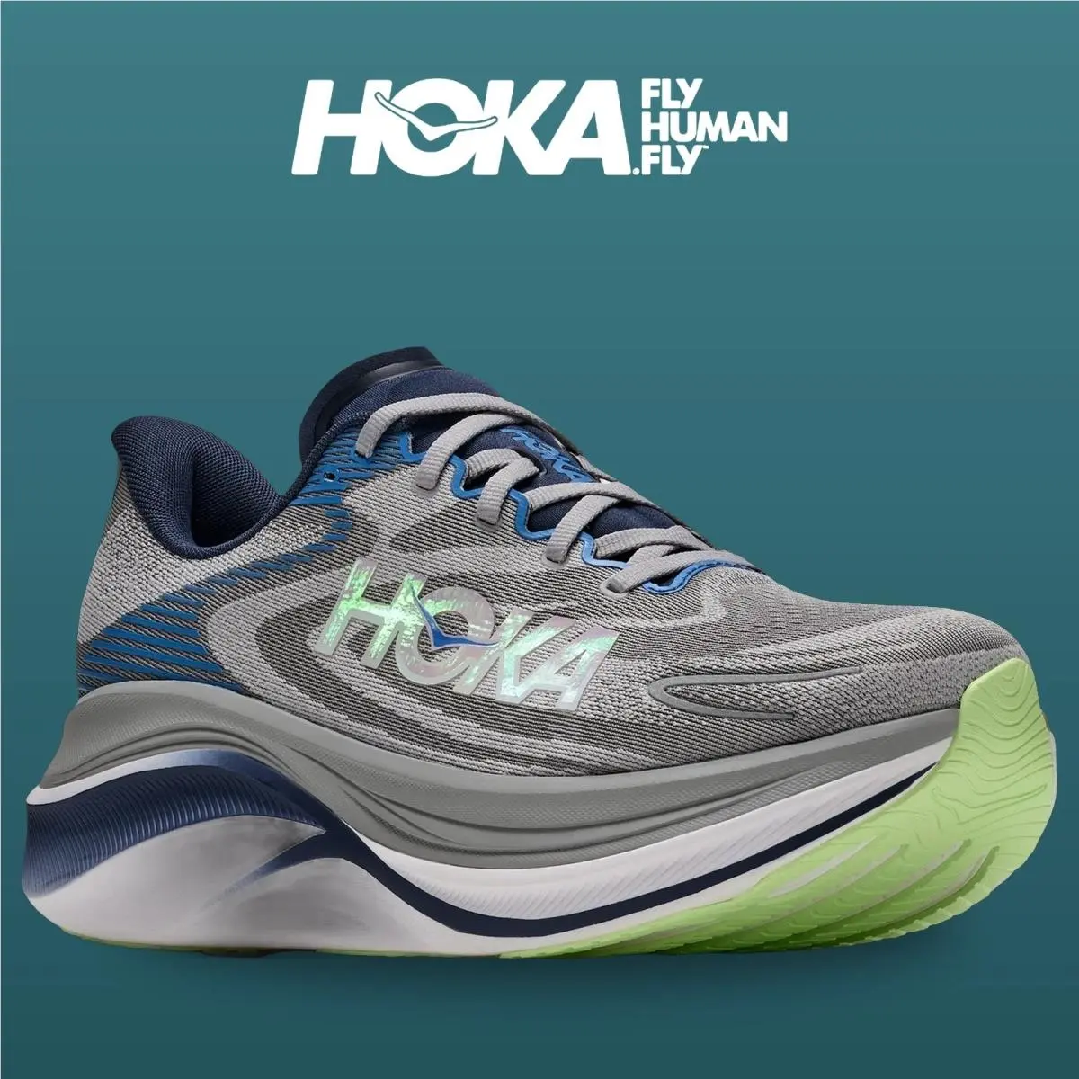 Hoka shoes - Skyward X 2 - Skyward - 1171925-SYVR - Stellar Grey/Varsity Navy 13