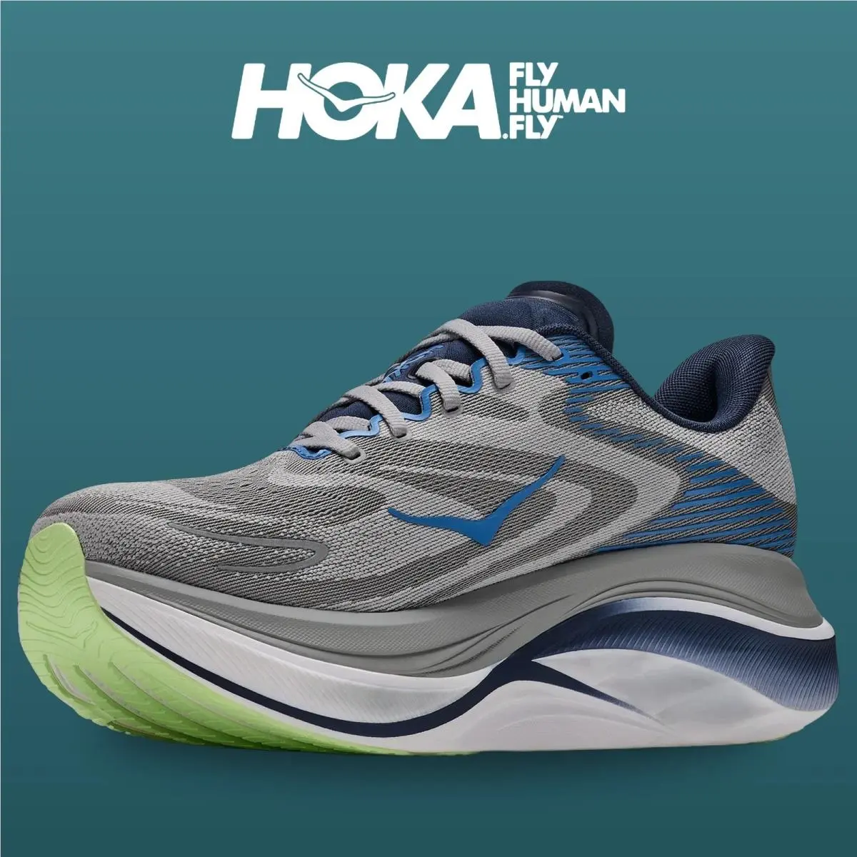 Hoka shoes - Skyward X 2 - Skyward - 1171925-SYVR - Stellar Grey/Varsity Navy 14