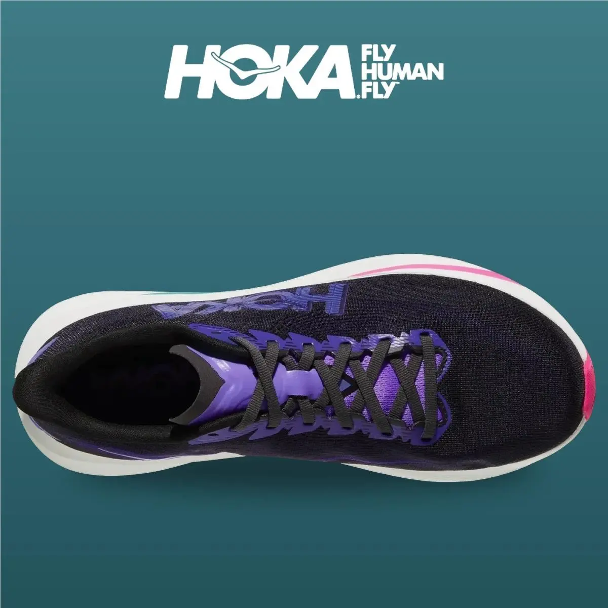 Hoka shoes - Mach 7 - Mach - 1171938-CKCS - Carbon Black/Cosmic Purple 2
