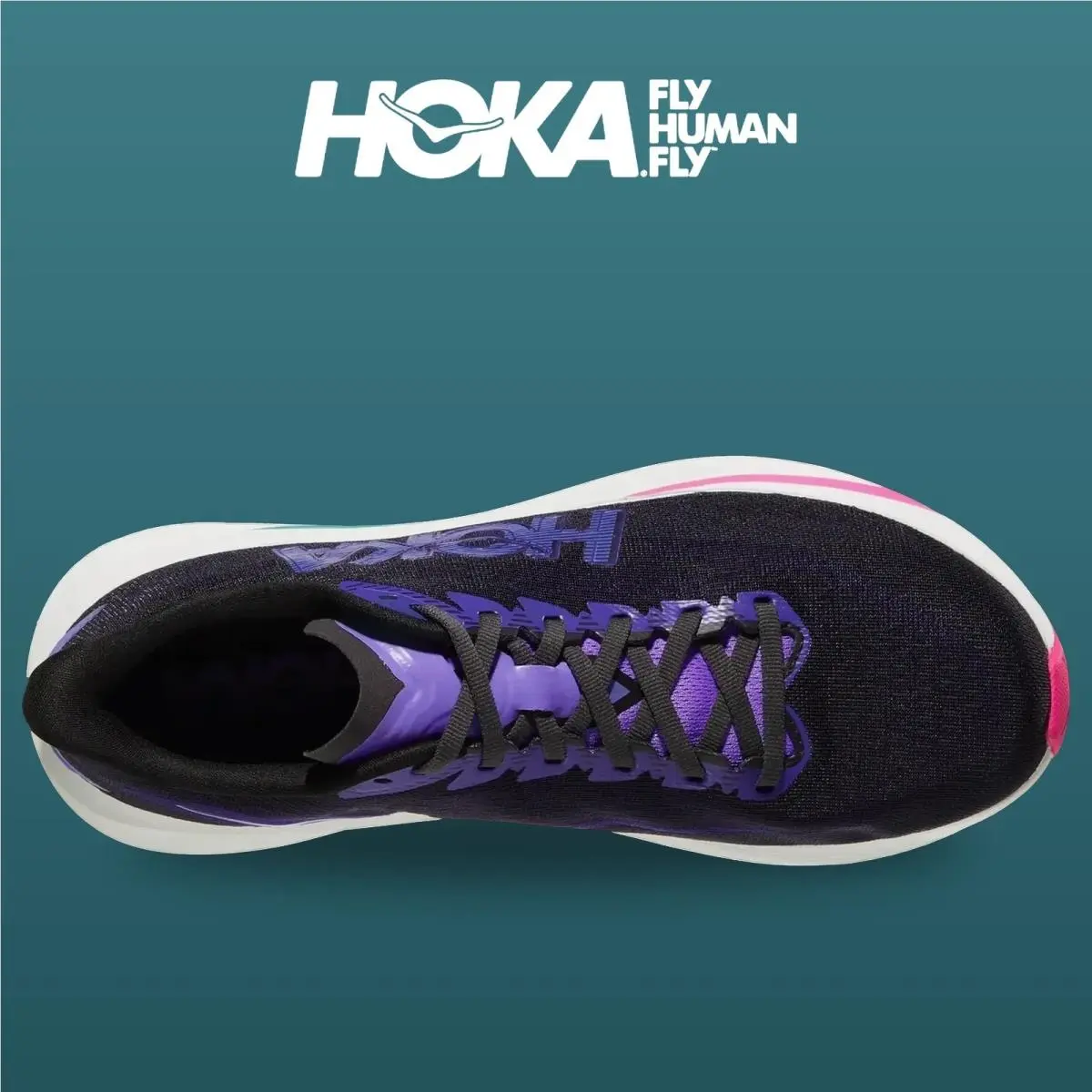 Hoka shoes - Mach 7 - Mach - 1171904-CKCS - Carbon Black/Cosmic Purple 2