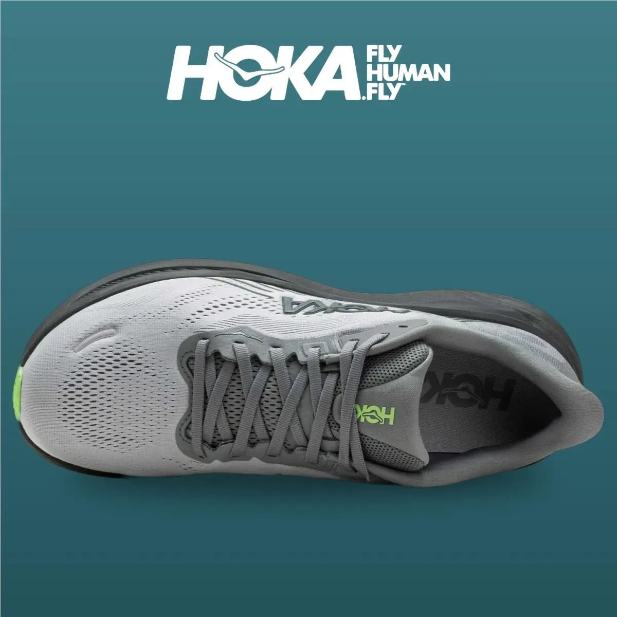 Hoka shoes - Clifton 11 - Clifton - 1176572-GLCT - Galactic Grey/Stardust 1