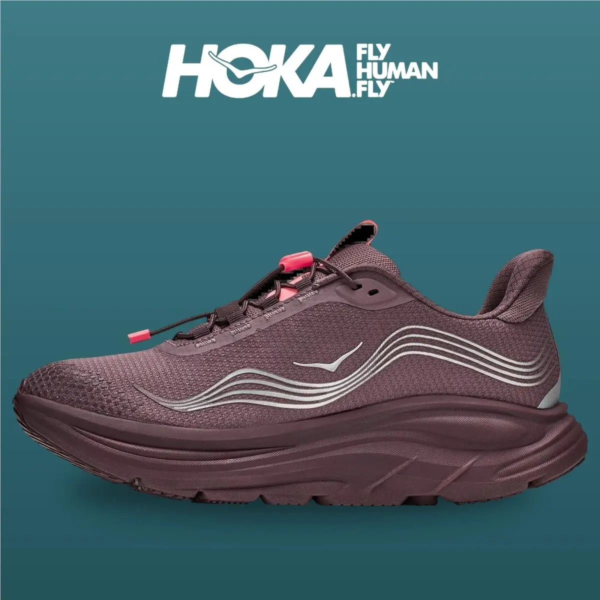 Hoka shoes - Clifton 11 Gtx - Clifton Gtx - 1176575-SZD - Smoky Quartz/Mauve 2