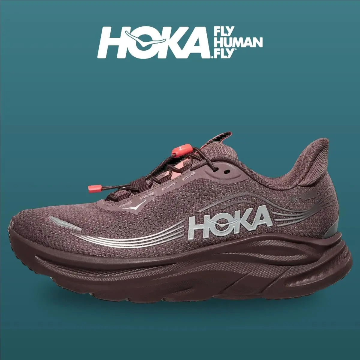 Hoka shoes - Clifton 11 Gtx - Clifton Gtx - 1176575-SZD - Smoky Quartz/Mauve 6