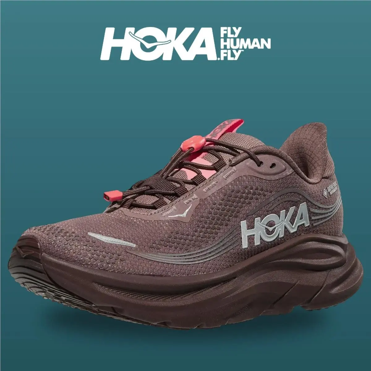 Hoka shoes - Clifton 11 Gtx - Clifton Gtx - 1176575-SZD - Smoky Quartz/Mauve 7