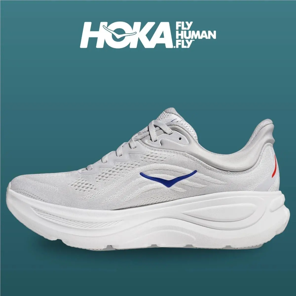 Hoka shoes - Bondi 9 - Bondi - 1162011-CYLT - Cosmic Grey/Ultramarine 9