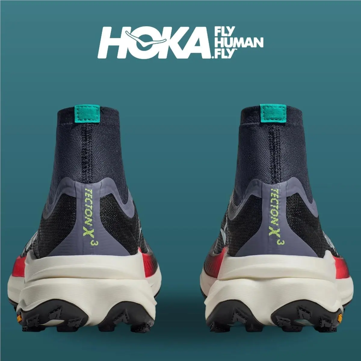 Hoka shoes - Tecton X 3 - Tecton - 1155114-SSC - Stormy Skies/Cerise 3