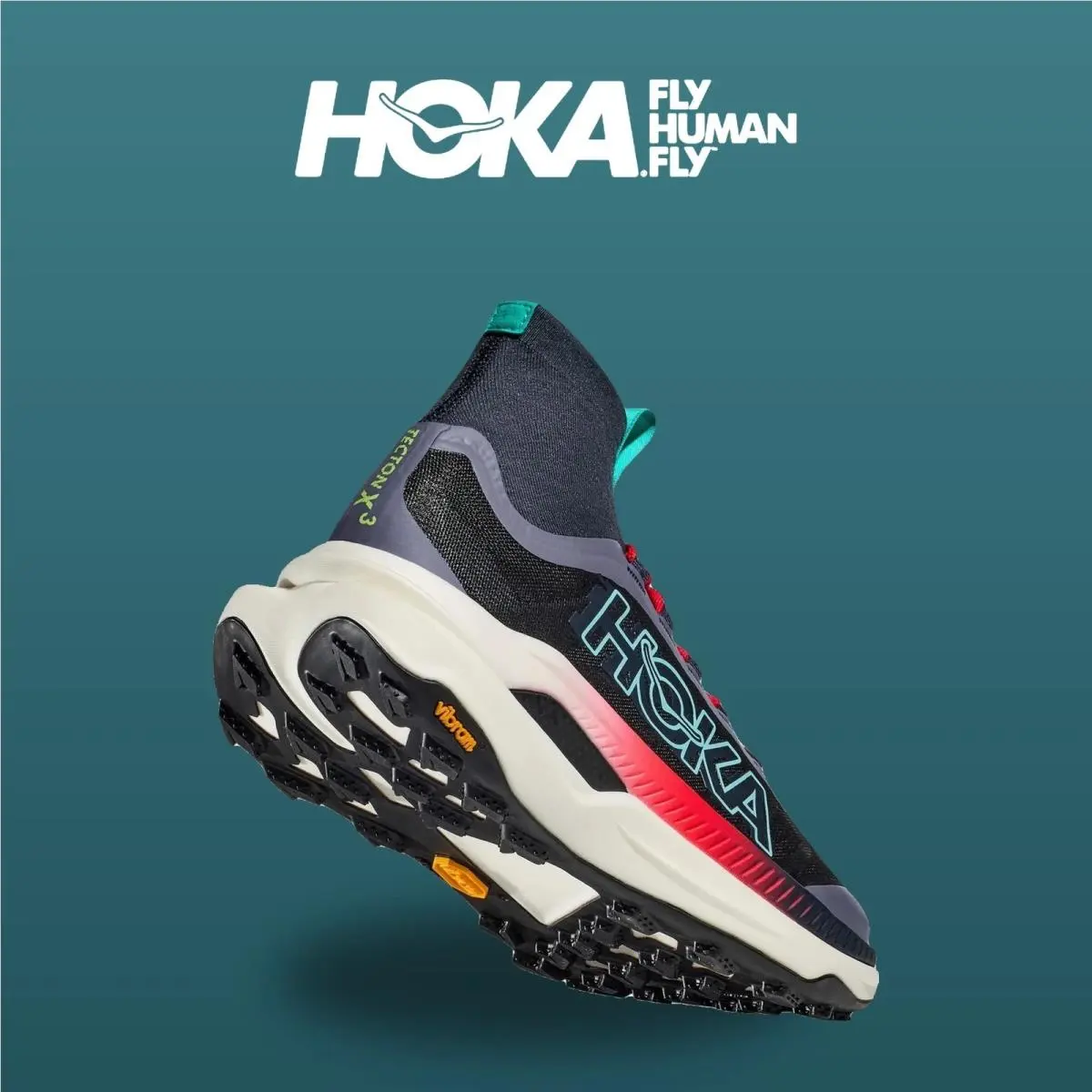 Hoka shoes - Tecton X 3 - Tecton - 1155114-SSC - Stormy Skies/Cerise 4