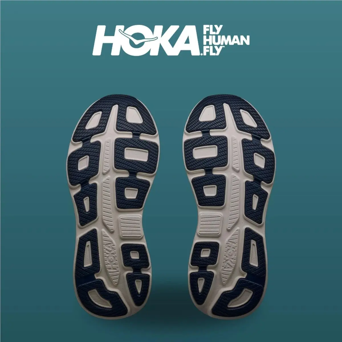 Hoka shoes - Bondi 9 - Bondi - 1162011-GRTV - Grout/Varsity Navy 2