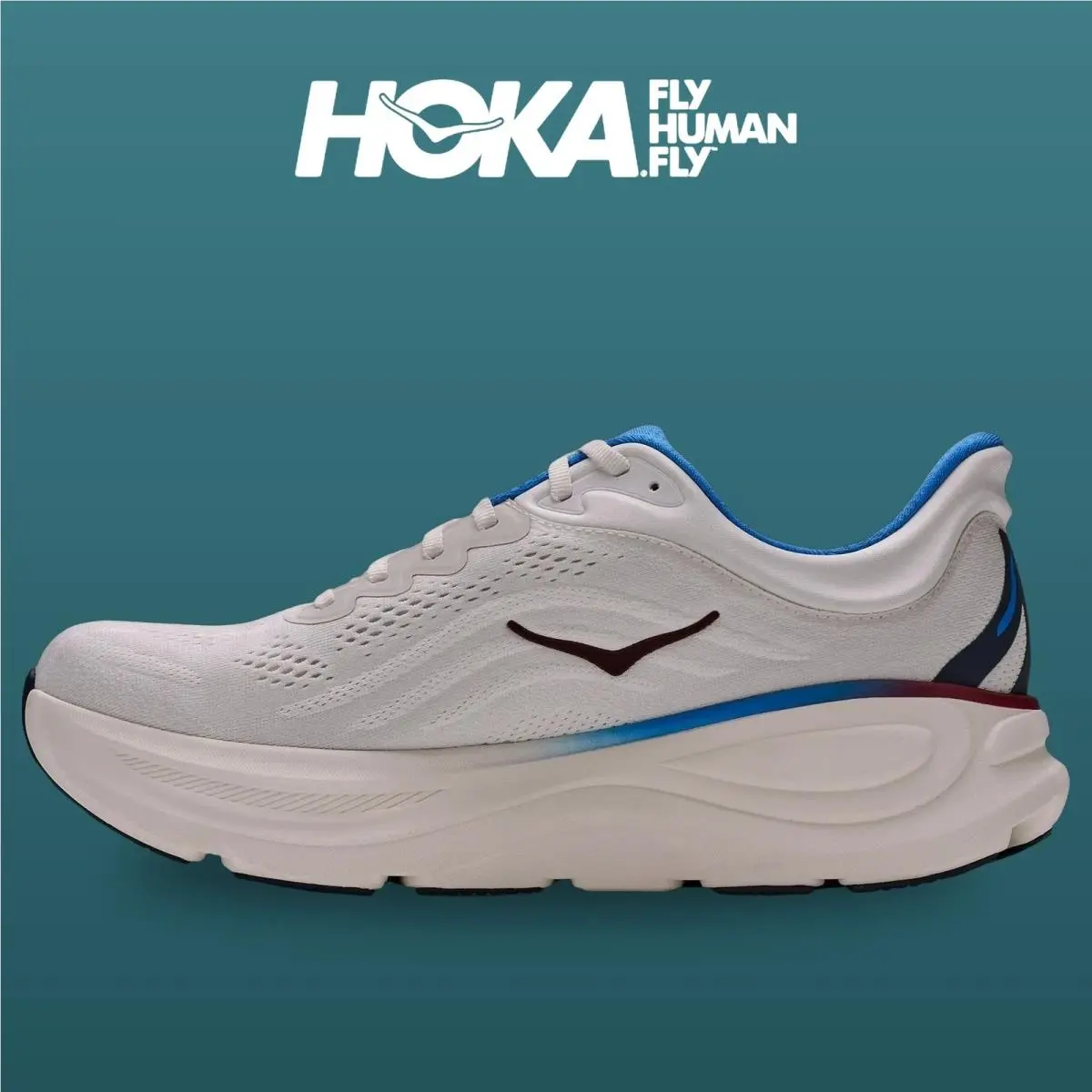 Hoka shoes - Bondi 9 - Bondi - 1162011-GRTV - Grout/Varsity Navy 9