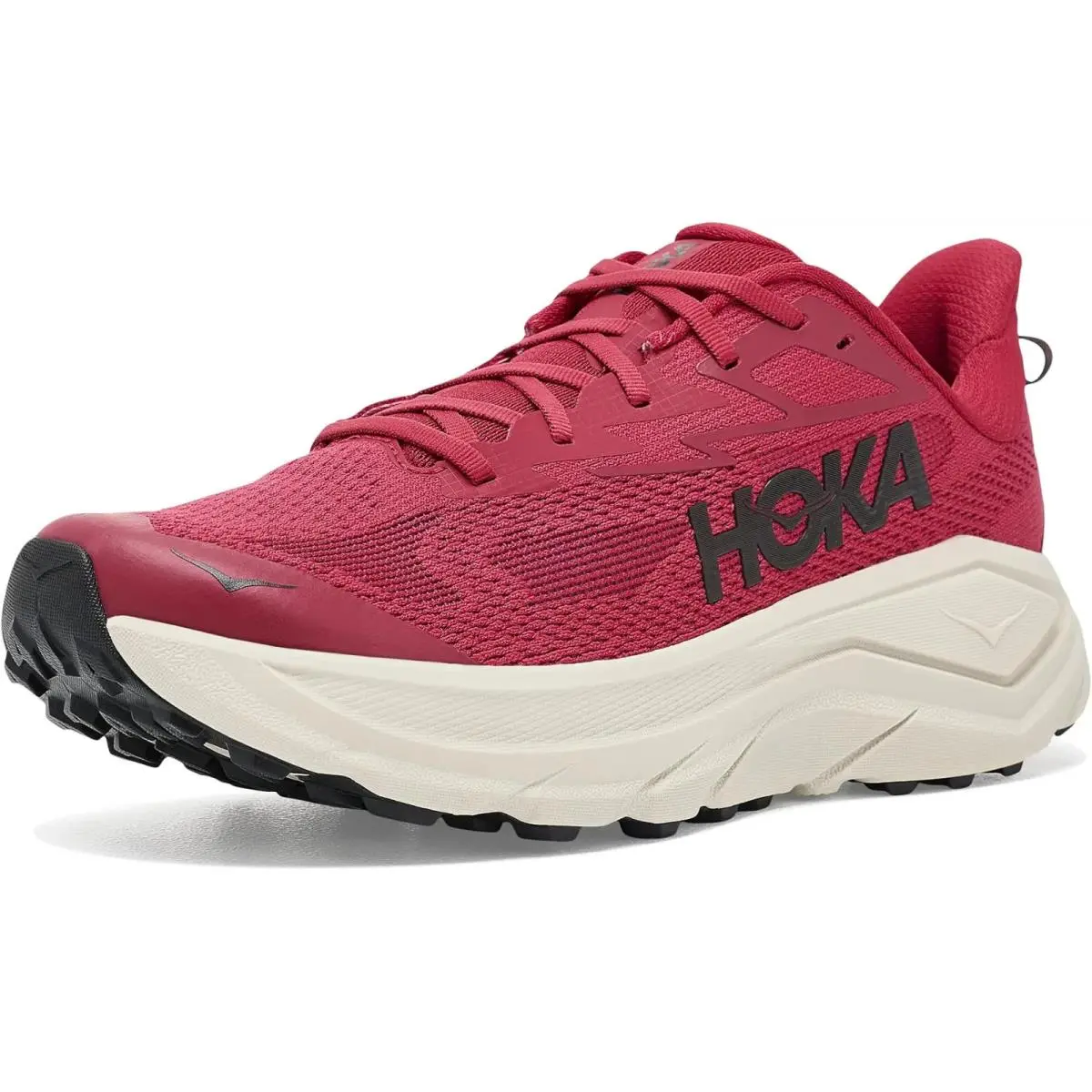 Hoka shoes - Challenger 8 - Challenger - 1168716 - Red Agate/River Rock Grey 6