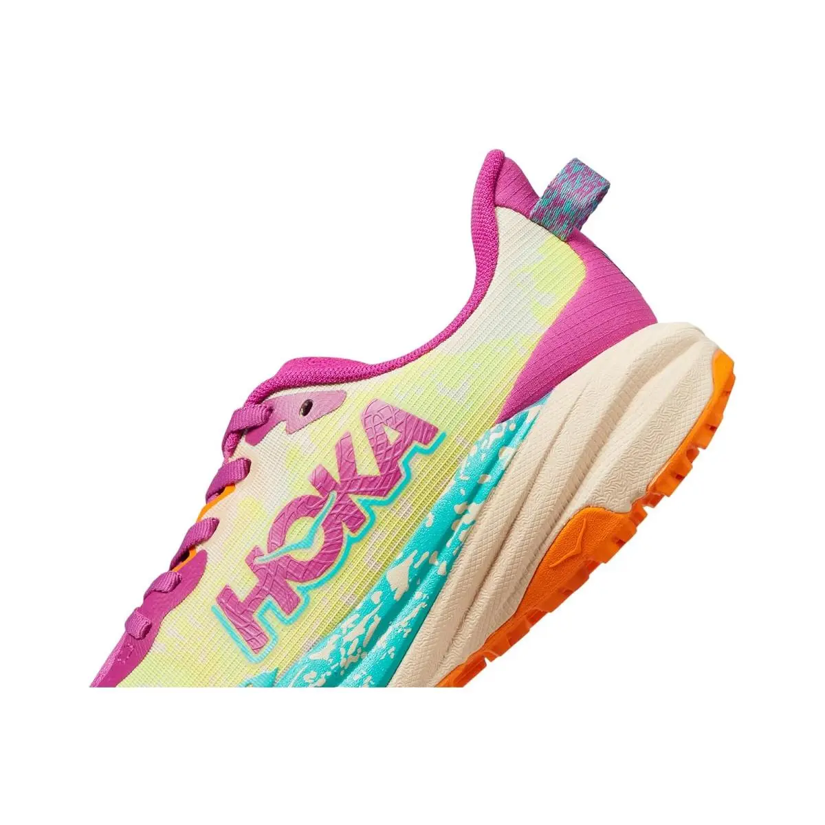 Hoka shoes - Fuchsia/Electric Aqua 9