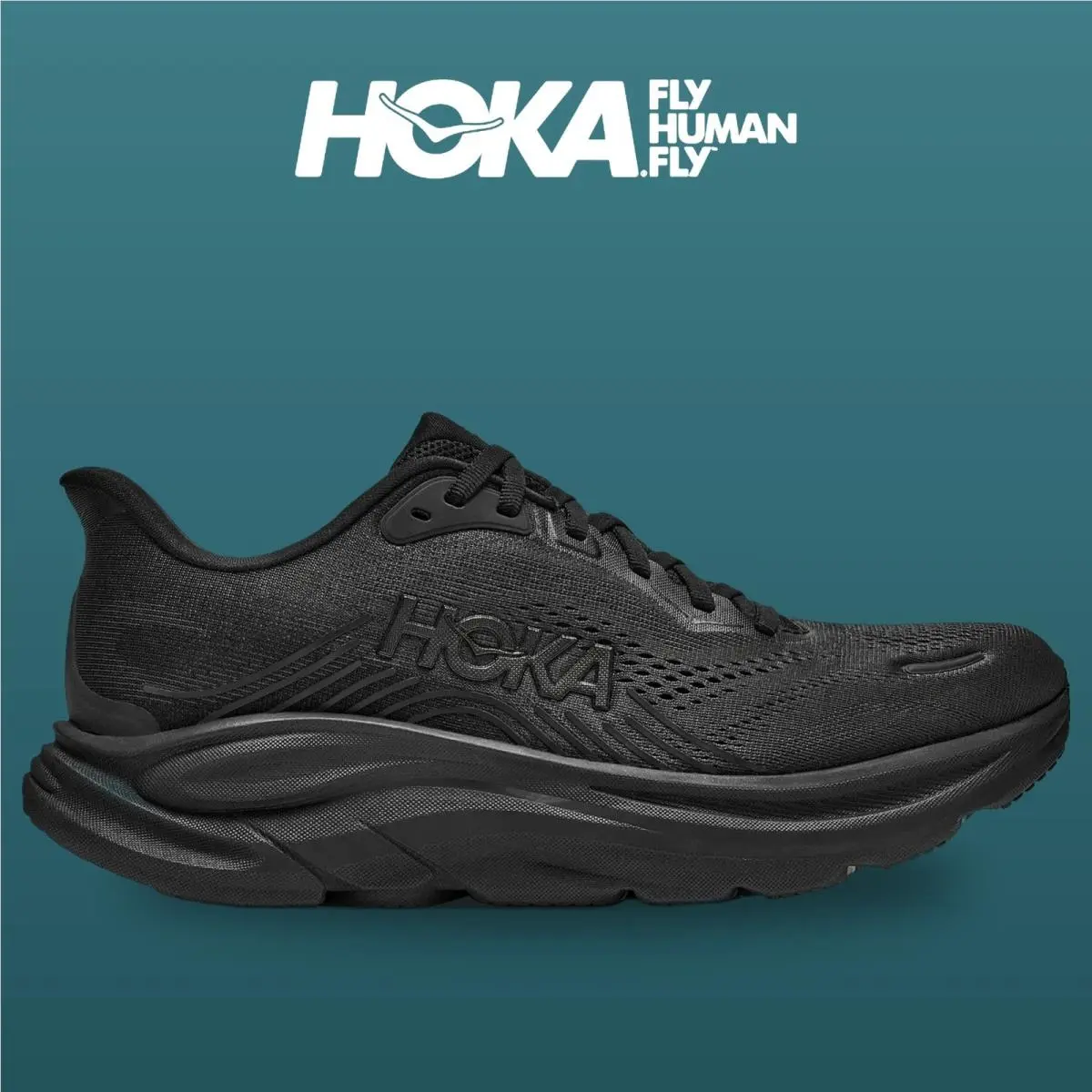 Hoka shoes - HOKA Clifton 11 Wide - Clifton Wide - 1176573-BBLC - Black 8