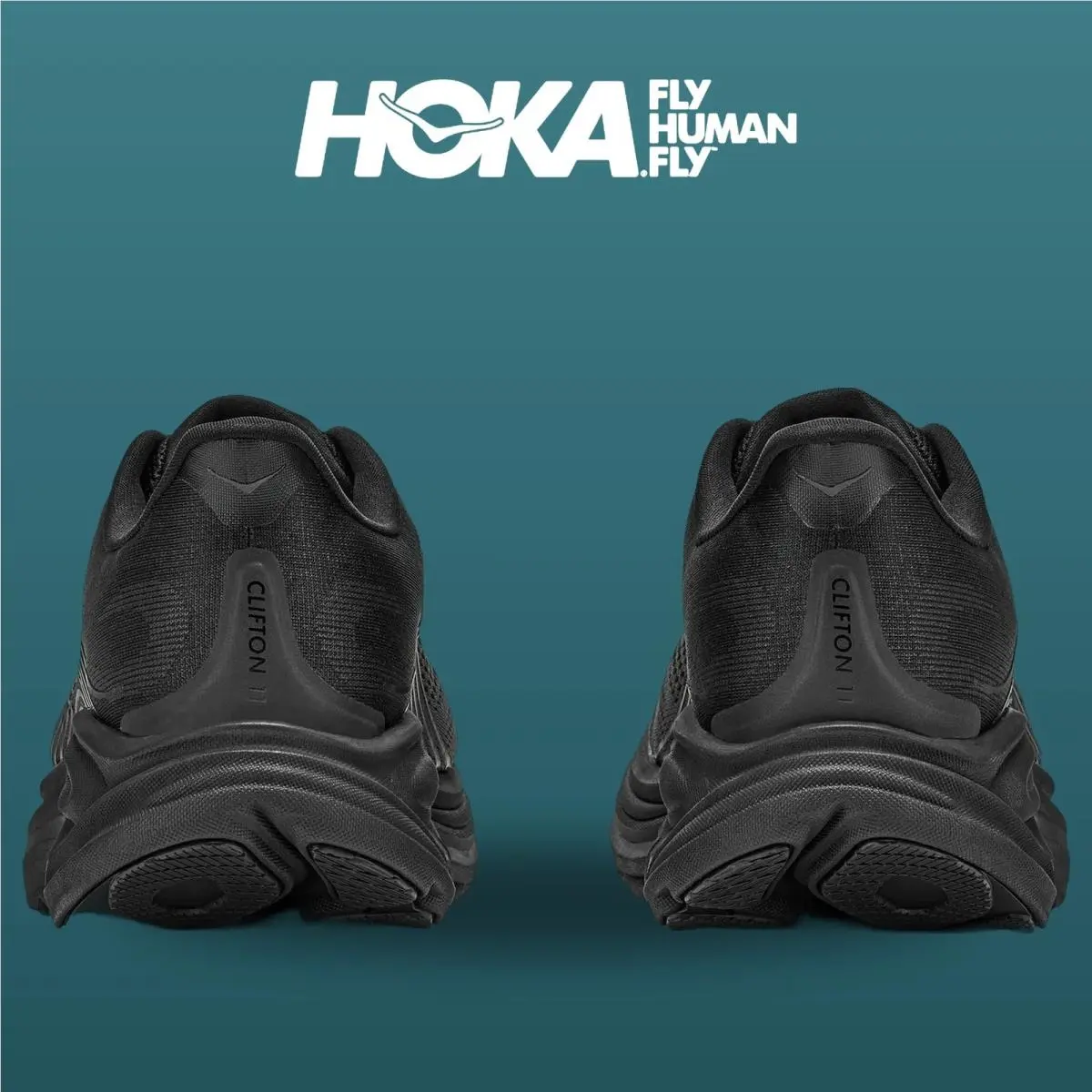 Hoka shoes - HOKA Clifton 11 Wide - Clifton Wide - 1176573-BBLC - Black 12