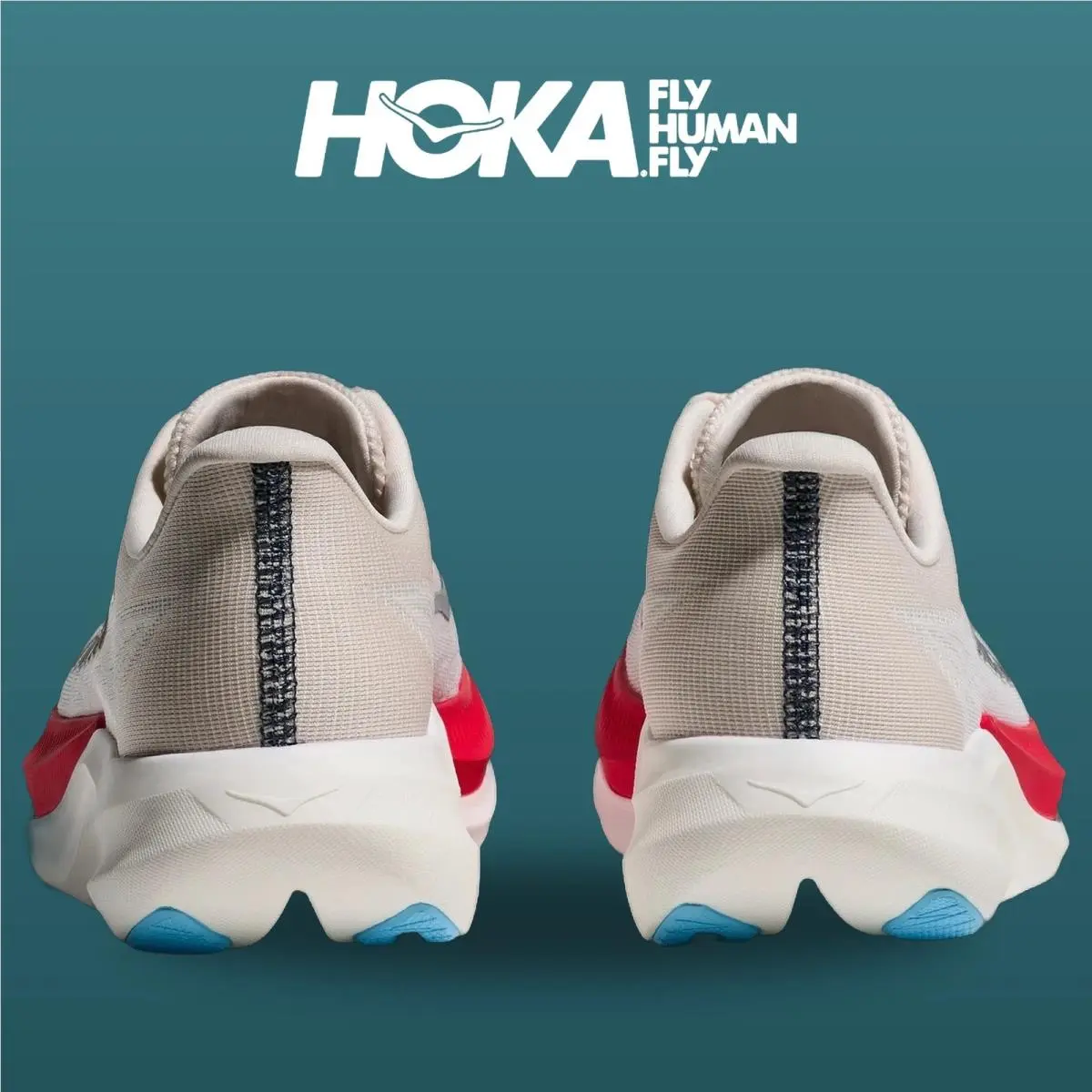 Hoka shoes - Rocket X 3 - Rocket - 1168724-ARFR - Alabaster/Frost 15