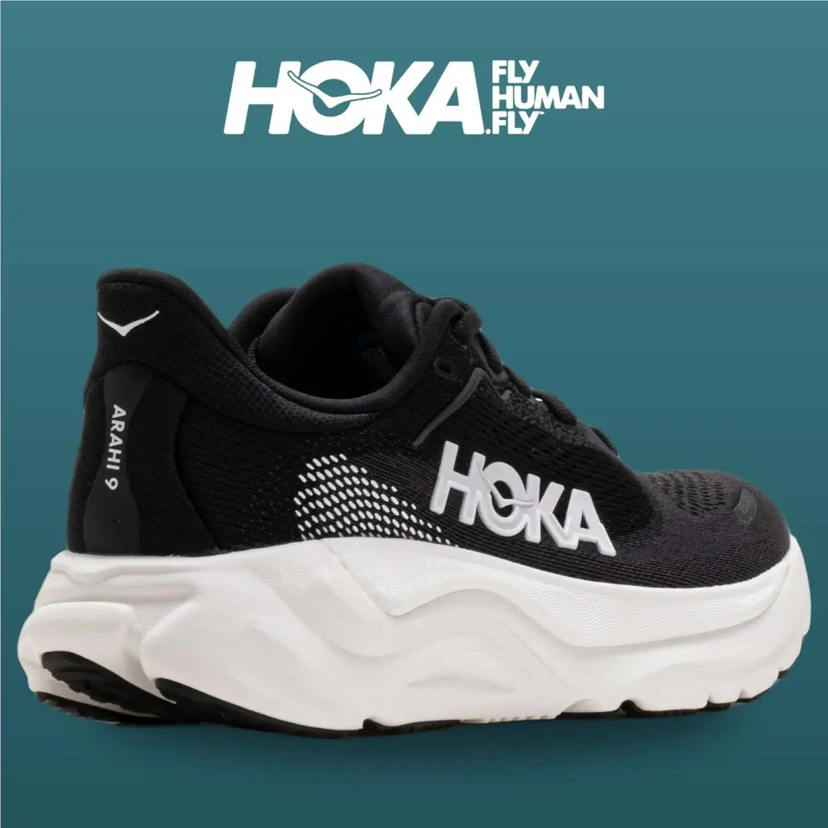 Hoka shoes - Arahi 9 - Arahi - 1176531-BWHT - Black/White 4