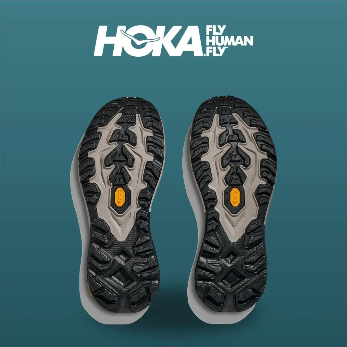 Hoka shoes - Mafate 5 - Mafate - 1168722-CMNTB - Cement/Black 5