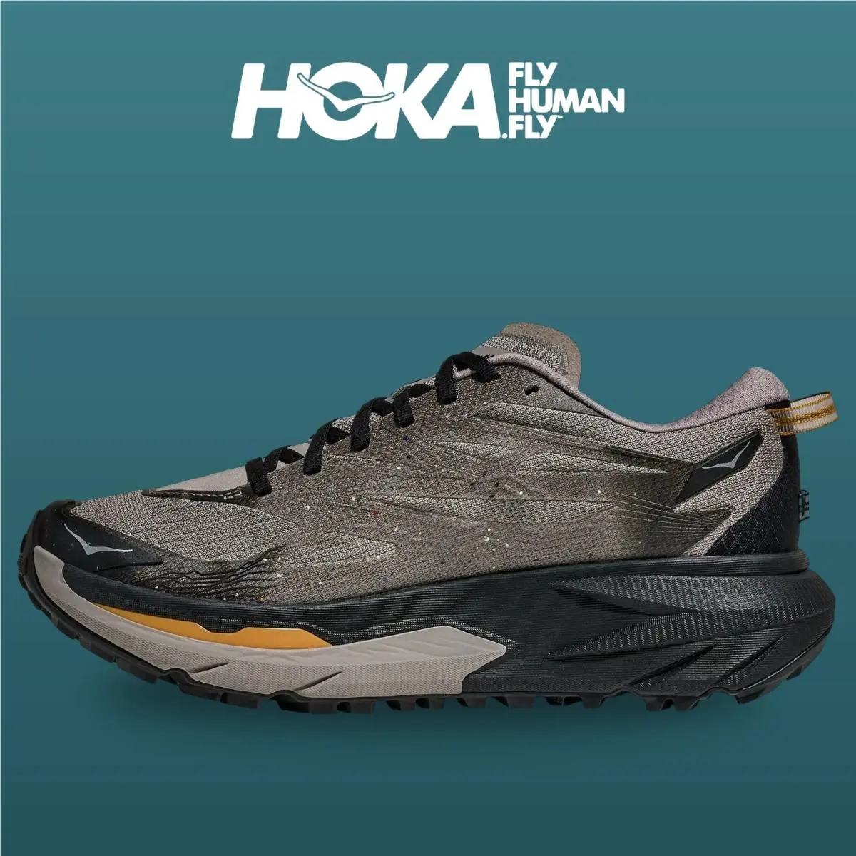 Hoka shoes - Mafate 5 - Mafate - 1168722-CMNTB - Cement/Black 9
