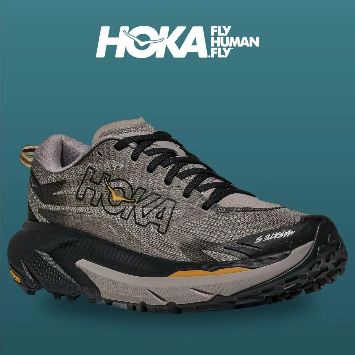 Hoka shoes - Mafate 5 - Mafate - 1168722-CMNTB - Cement/Black 10