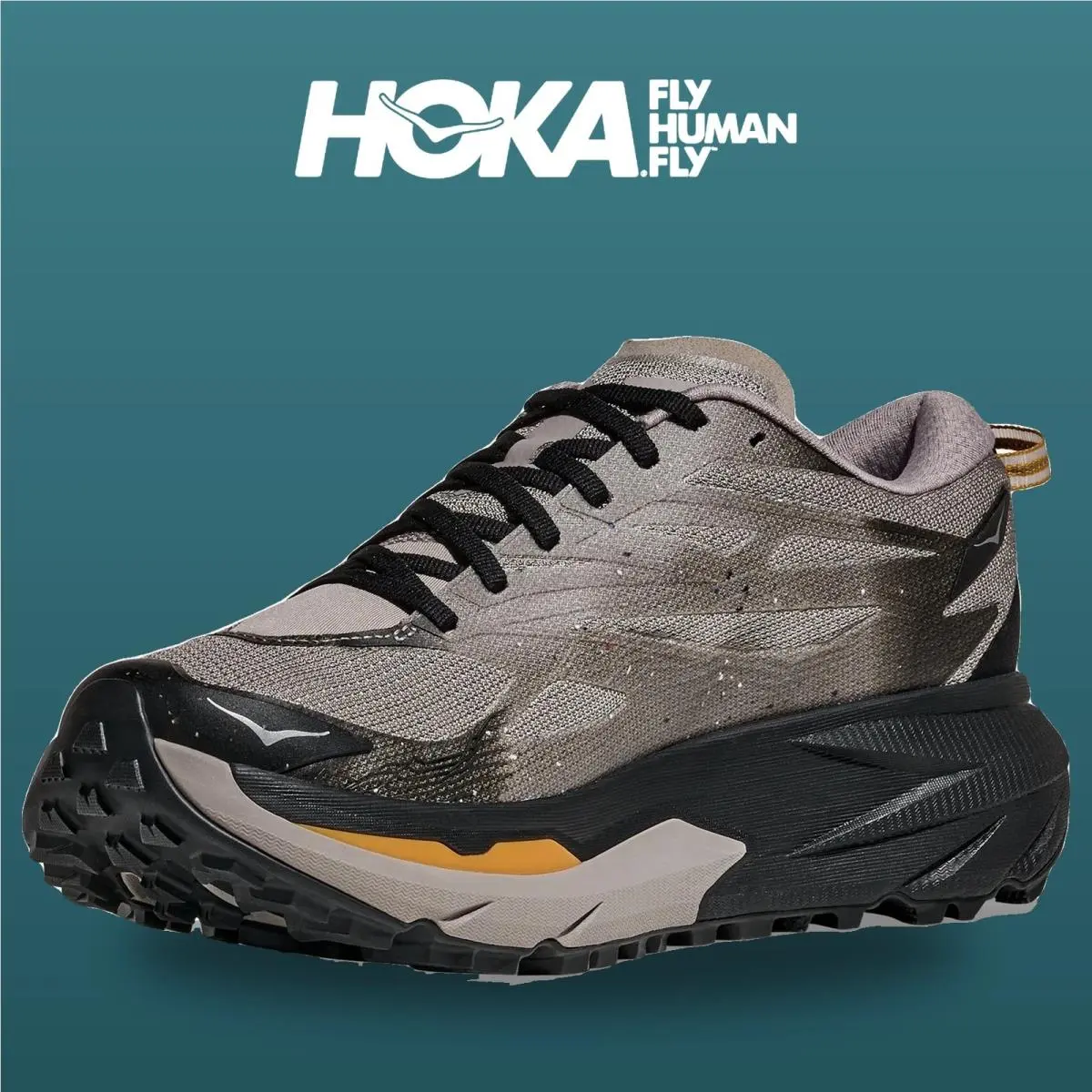Hoka shoes - Mafate 5 - Mafate - 1168722-CMNTB - Cement/Black 11