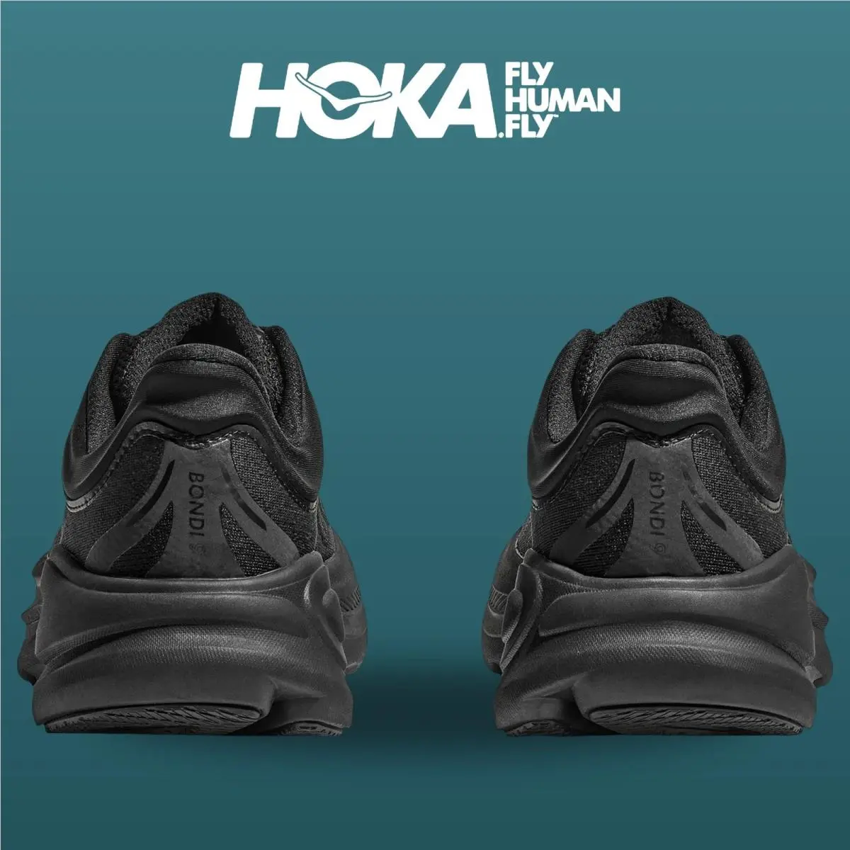 Hoka shoes - HOKA Bondi 9 Wide - Bondi Wide - 1162012-BBLC - Black 12
