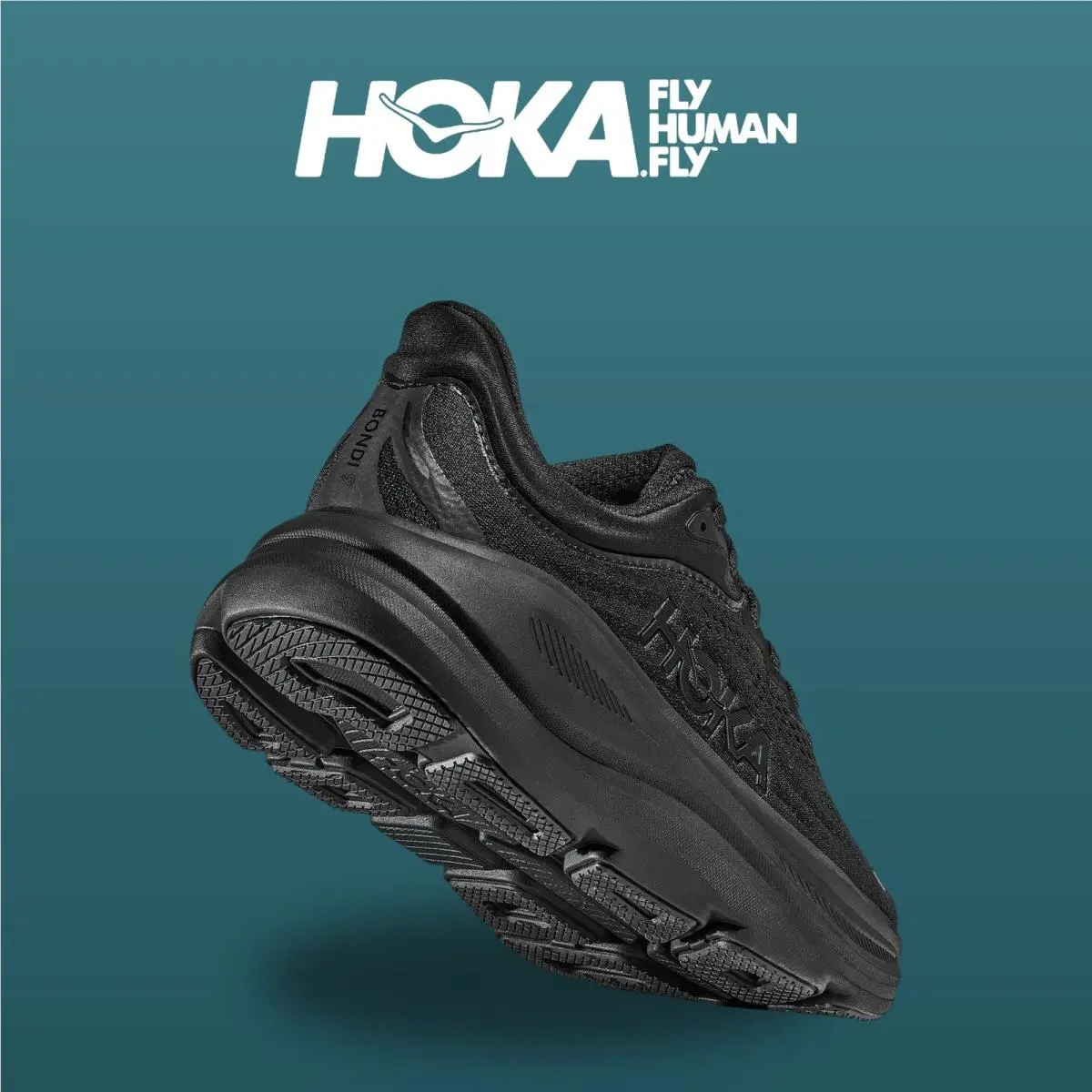 Hoka shoes - HOKA Bondi 9 Wide - Bondi Wide - 1162012-BBLC - Black 15