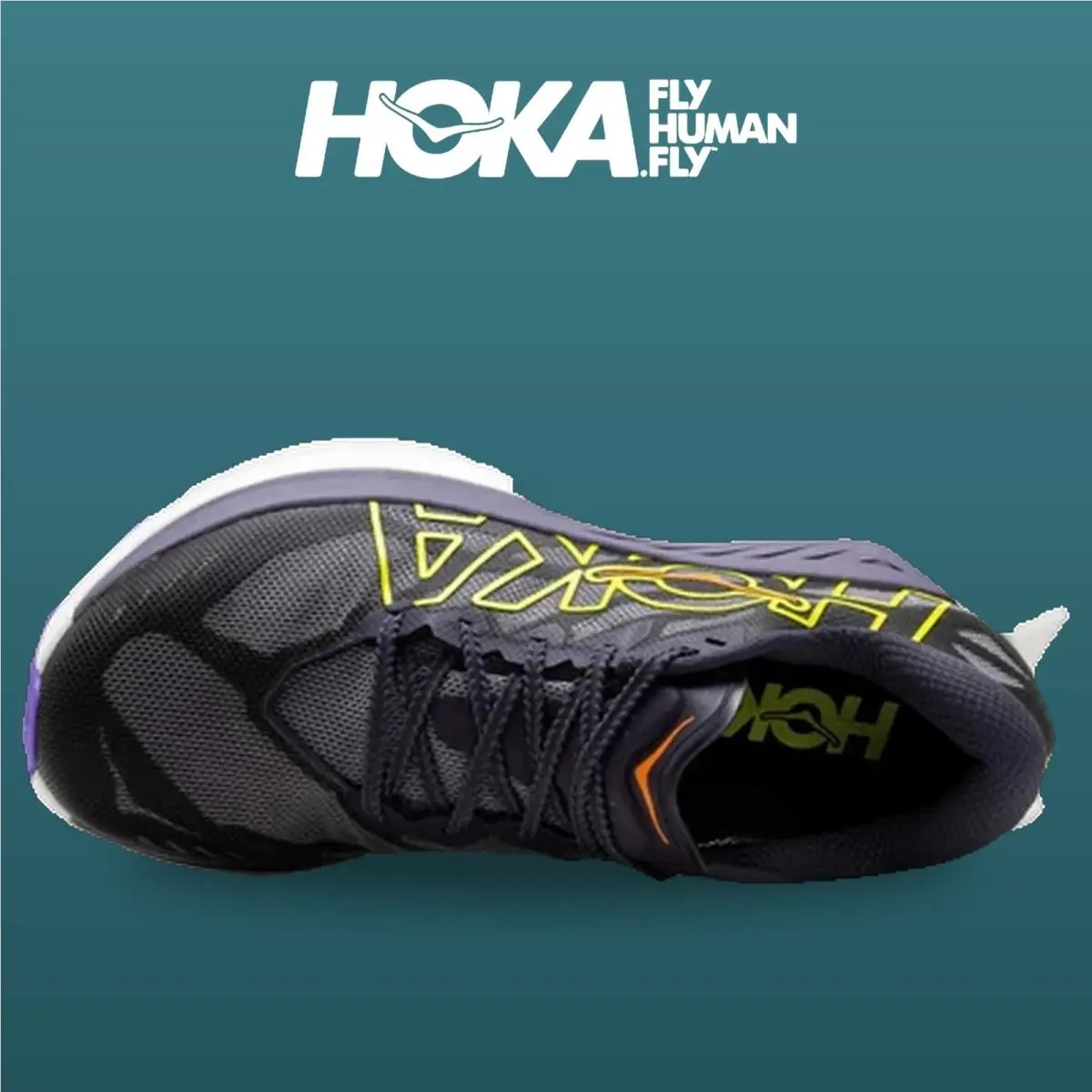 Hoka shoes - Rocket X - Rocket - 1176330-SNNN - Squid Ink/Neon Nebula 1