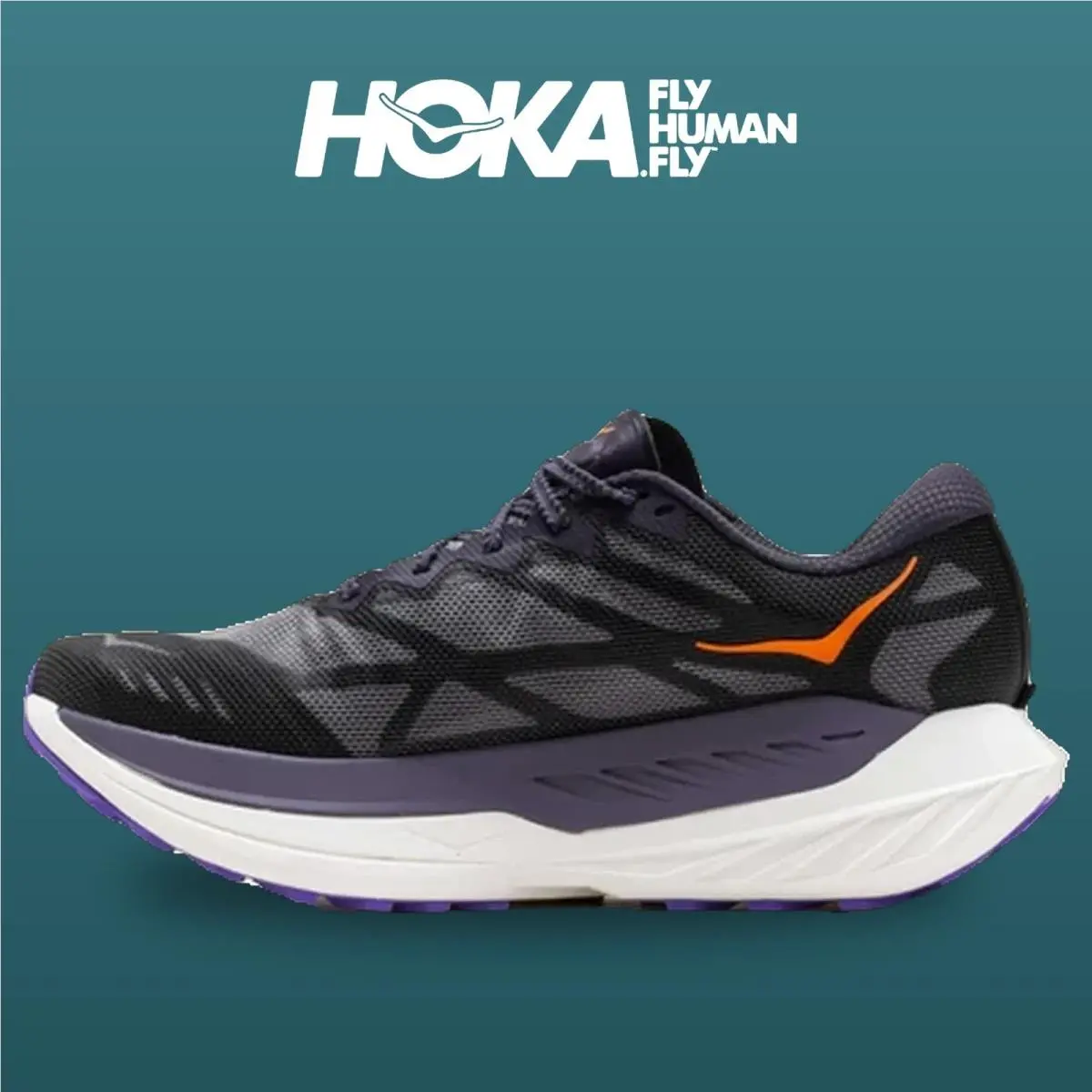 Hoka shoes - Rocket X - Rocket - 1176330-SNNN - Squid Ink/Neon Nebula 7