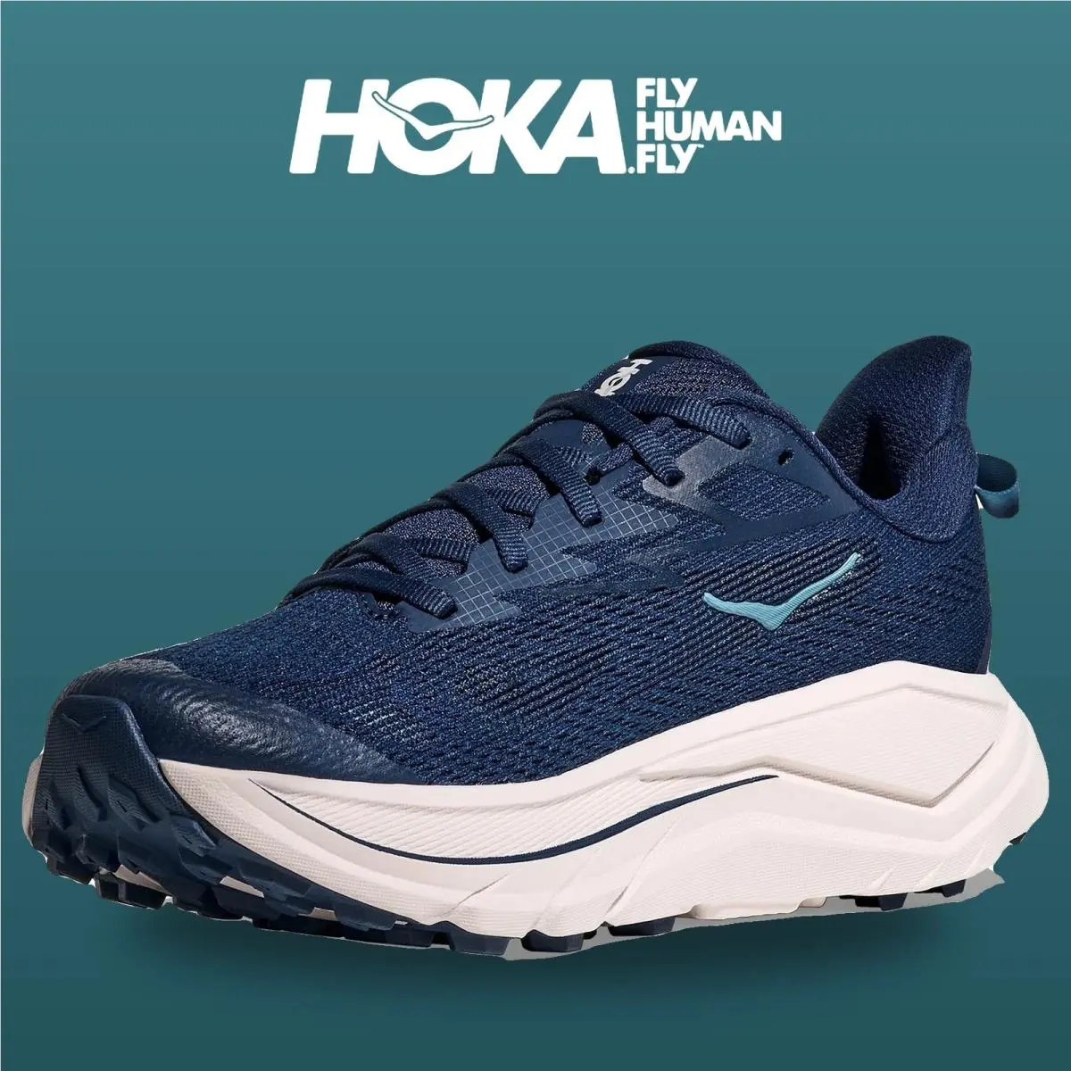 Hoka shoes - Challenger 8 - Challenger - 1168717-MGRT - Midnight Blue/Grout 2