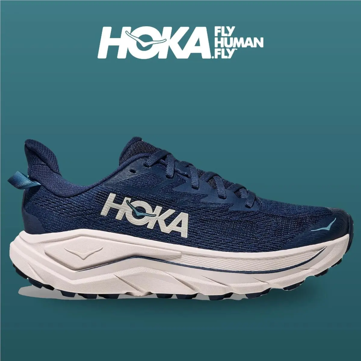 Hoka shoes - Challenger 8 - Challenger - 1168717-MGRT - Midnight Blue/Grout 8