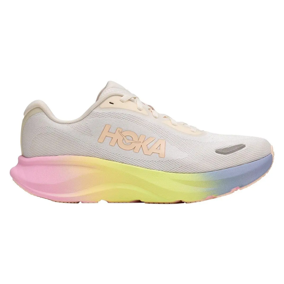 Hoka Rincon 5 Running Shoes in Alabaster/tangerine Glow Women