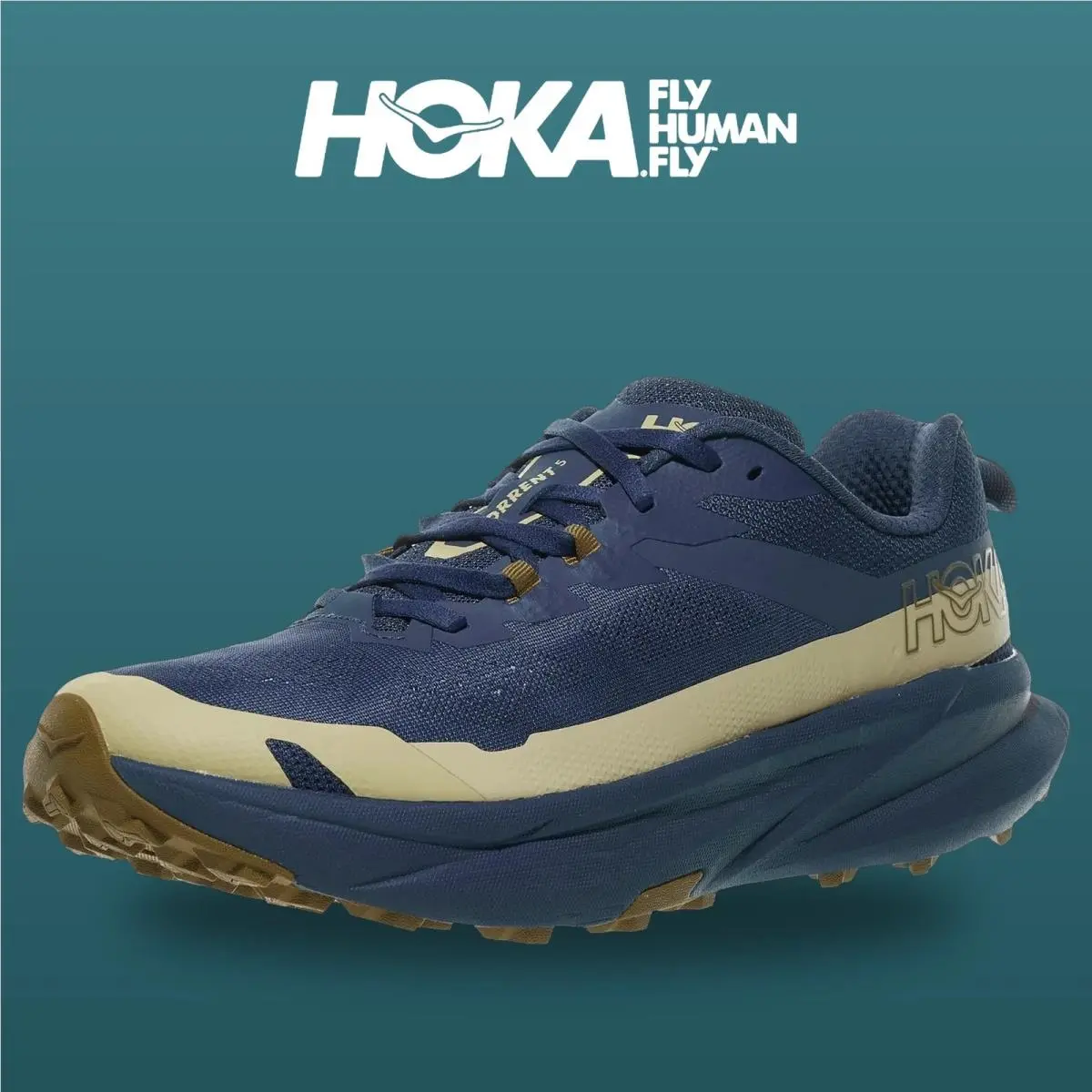 Hoka shoes - Torrent 5 - Torrent - 1176650-VWY - Varsity Navy/Caraway Seed 0
