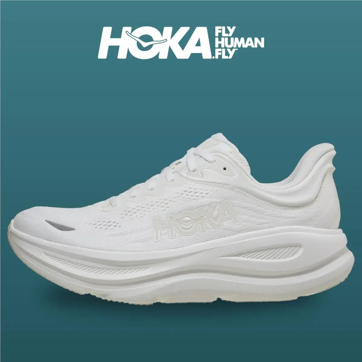 Hoka shoes - Bondi 9 - Bondi - 1162011-WWH - White 6