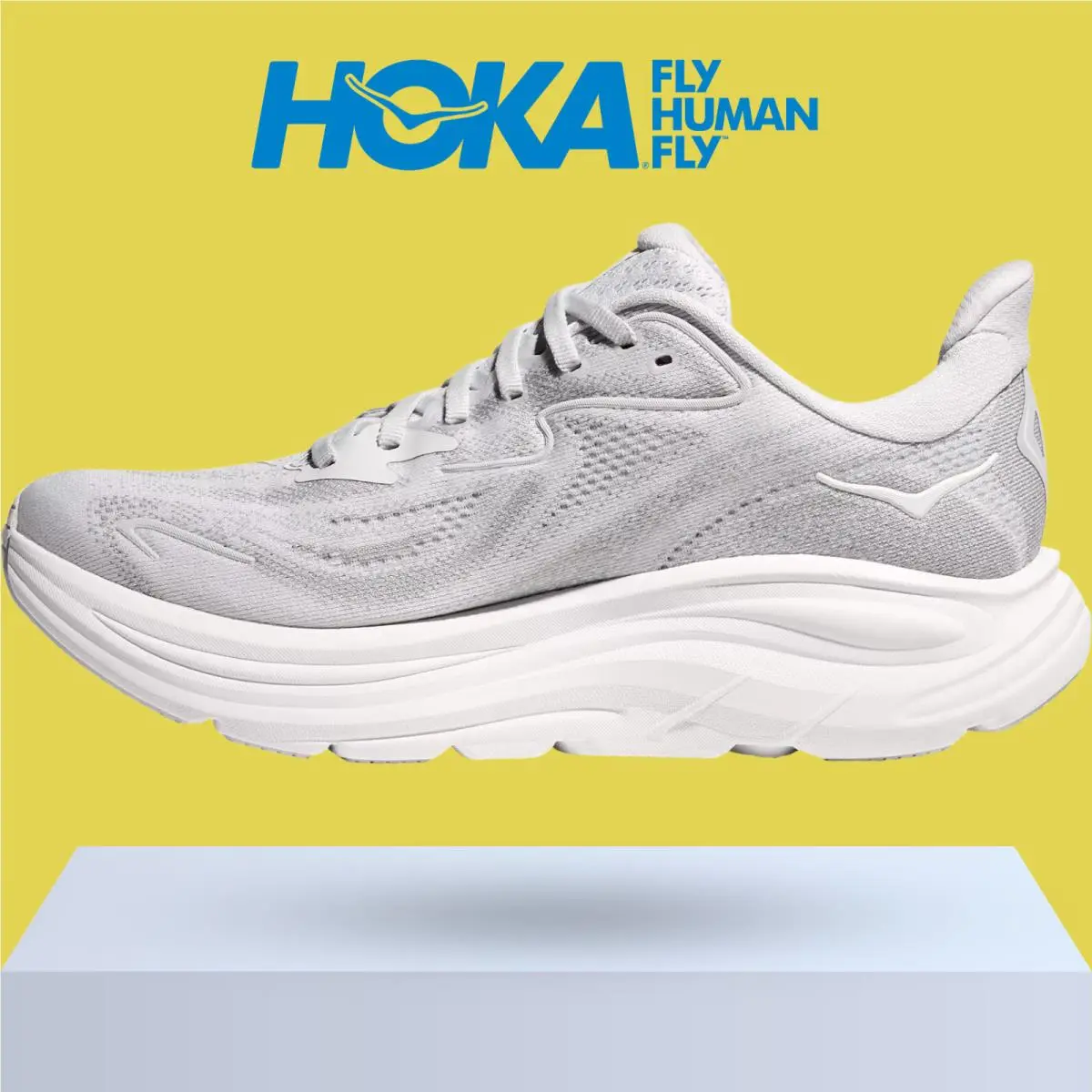 Hoka shoes - Hoka One One Clifton 10 - Black/White 15