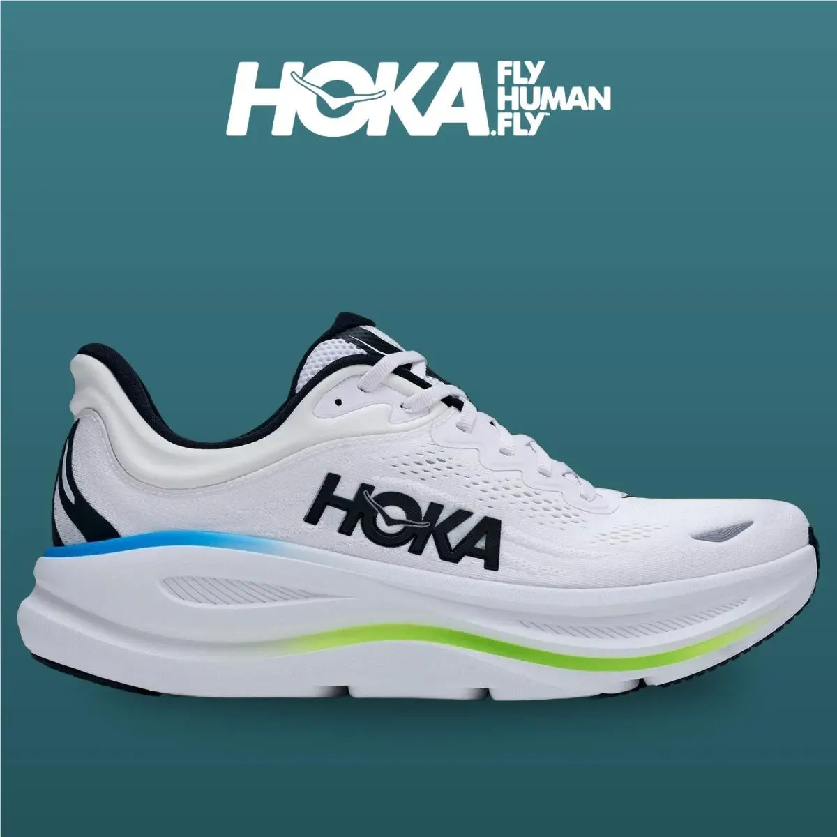 Hoka shoes - Bondi 9 - Bondi - 1162011-FLCK - Frost/Black 8