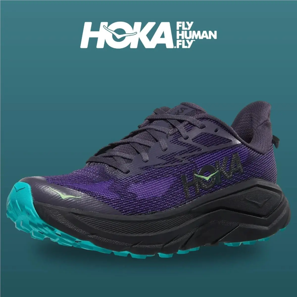 Hoka shoes - Challenger 8 - Challenger - 1168716-SQDN - Squid Ink/Black 0