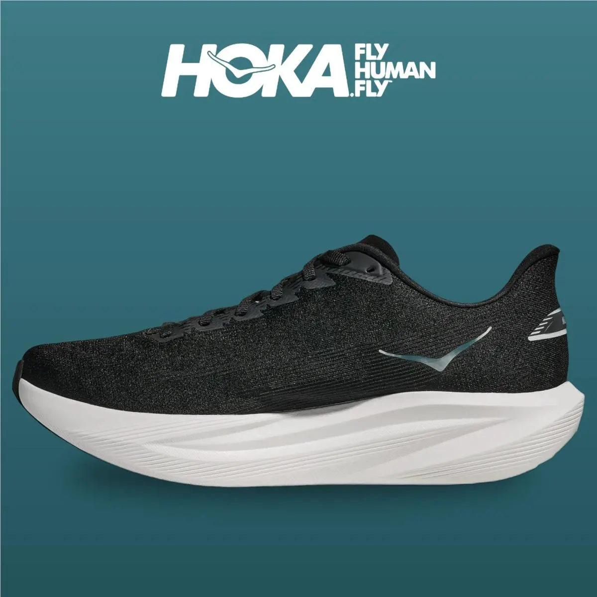 Hoka shoes - HOKA Mach 7 Wide - Mach Wide - 1171938-BWHT - Black/White 2