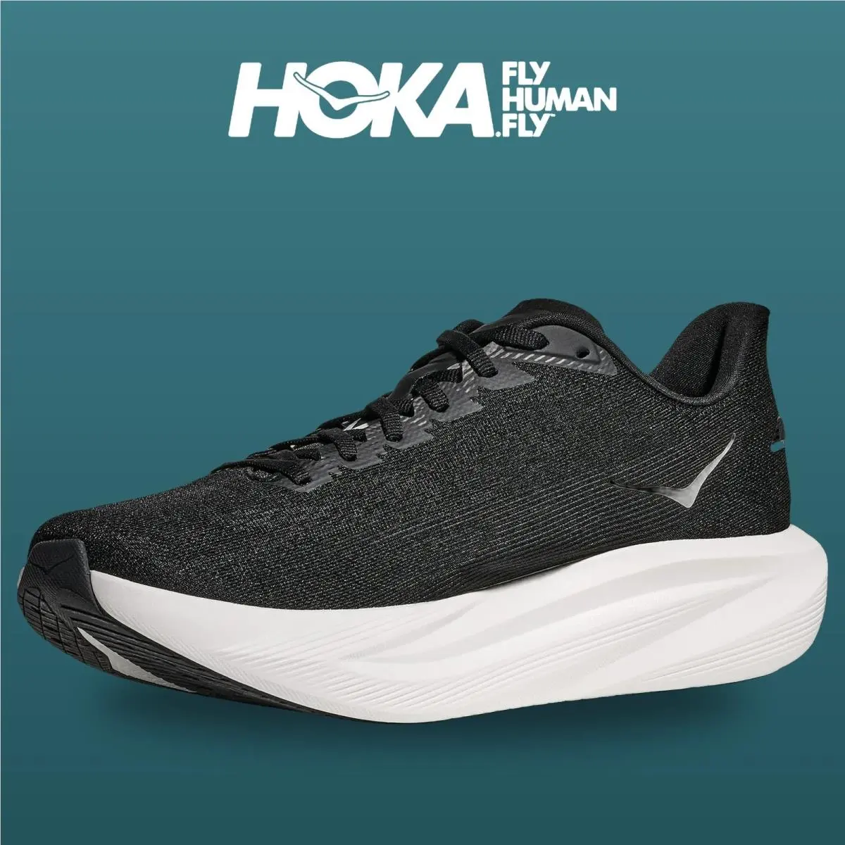 Hoka shoes - HOKA Mach 7 Wide - Mach Wide - 1171938-BWHT - Black/White 14