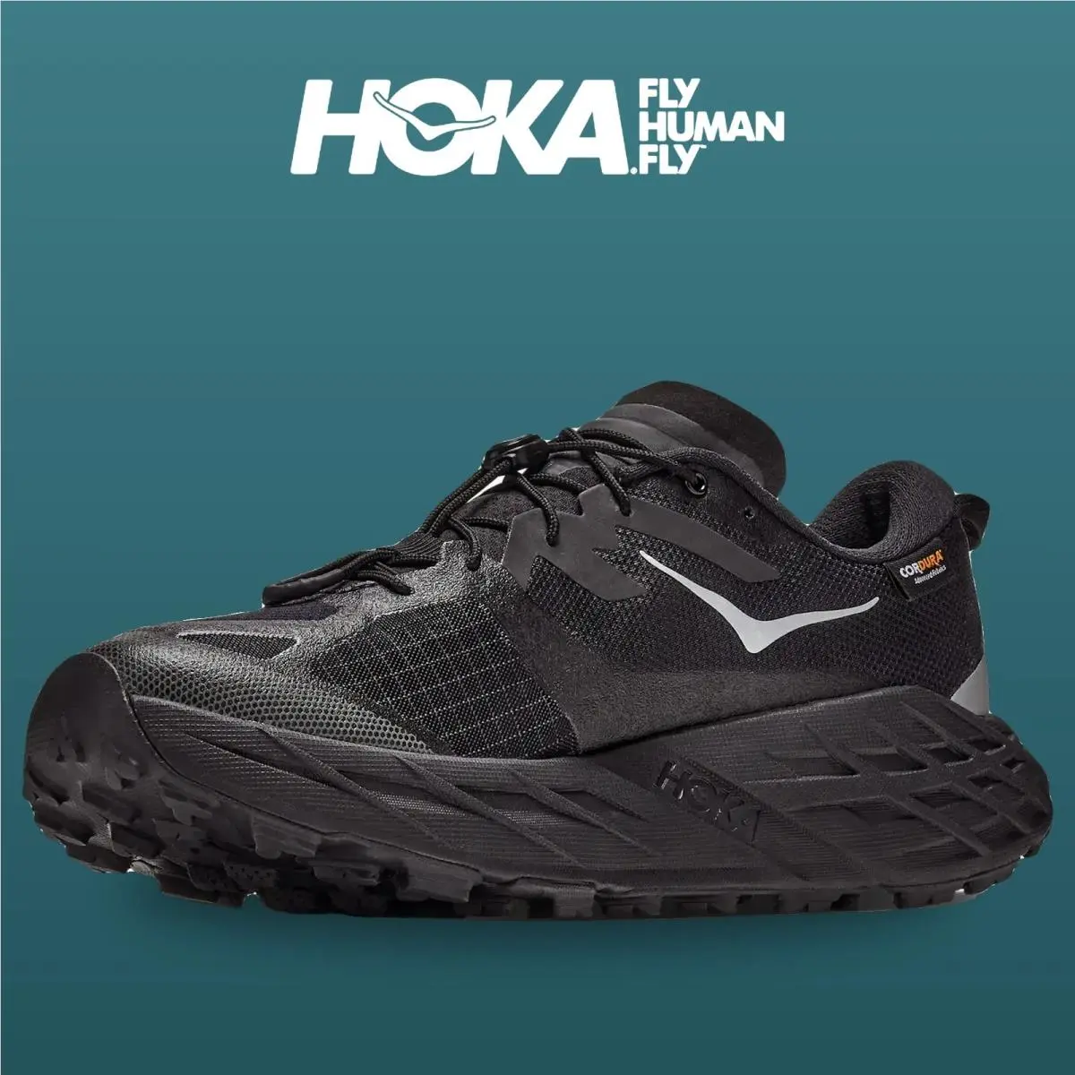 Hoka shoes - Speedgoat 7 Gtx - Speedgoat Gtx - 1176677-BBNB - Black/Carbon Blk 1