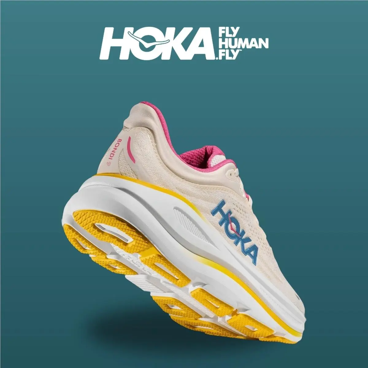 Hoka shoes - Bondi 9 - Bondi - 1162012-ALBST - Alabaster/Birch 6