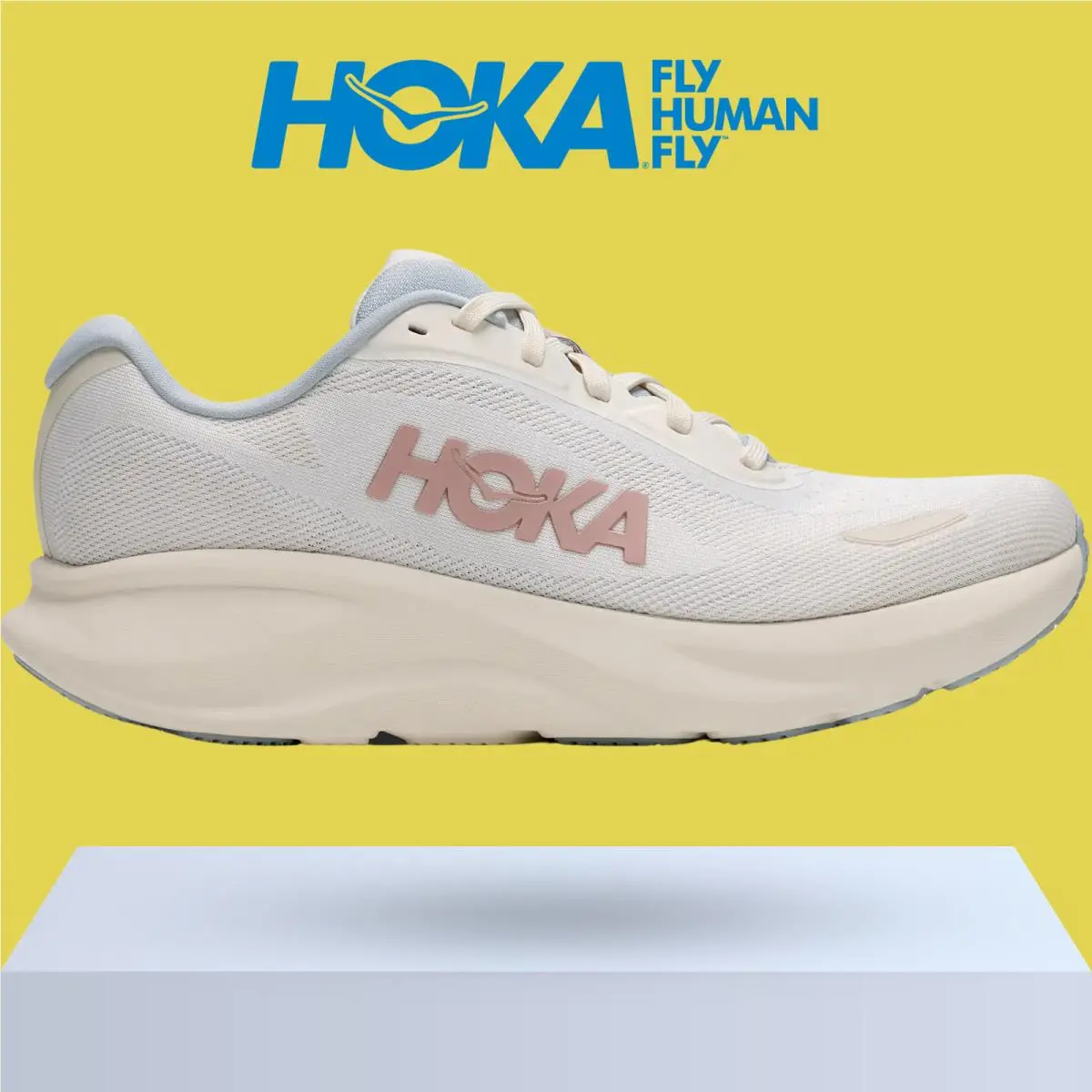 Hoka shoes - Hoka One One Rincon 5 - Alabaster/Mineral Blue 4