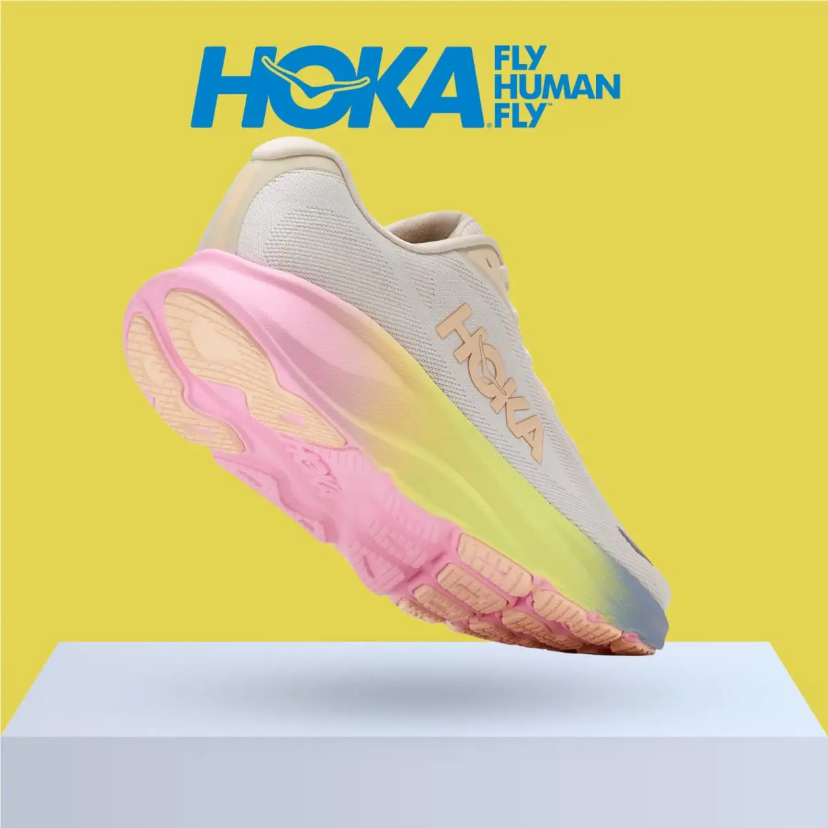Hoka shoes - Hoka One One Rincon 5 - Alabaster/Mineral Blue 13