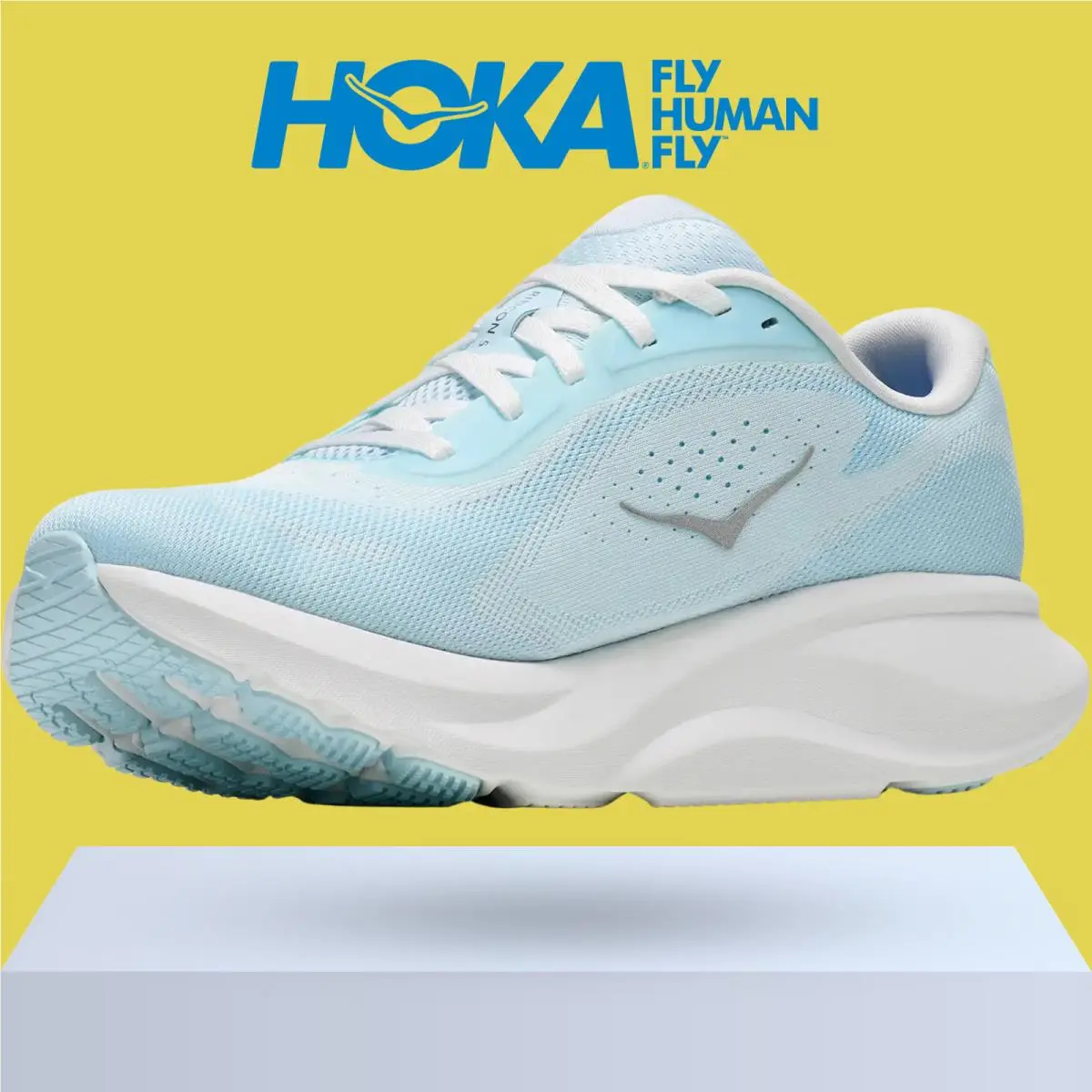 Hoka shoes - Hoka One One Rincon 5 - Alabaster/Mineral Blue 25
