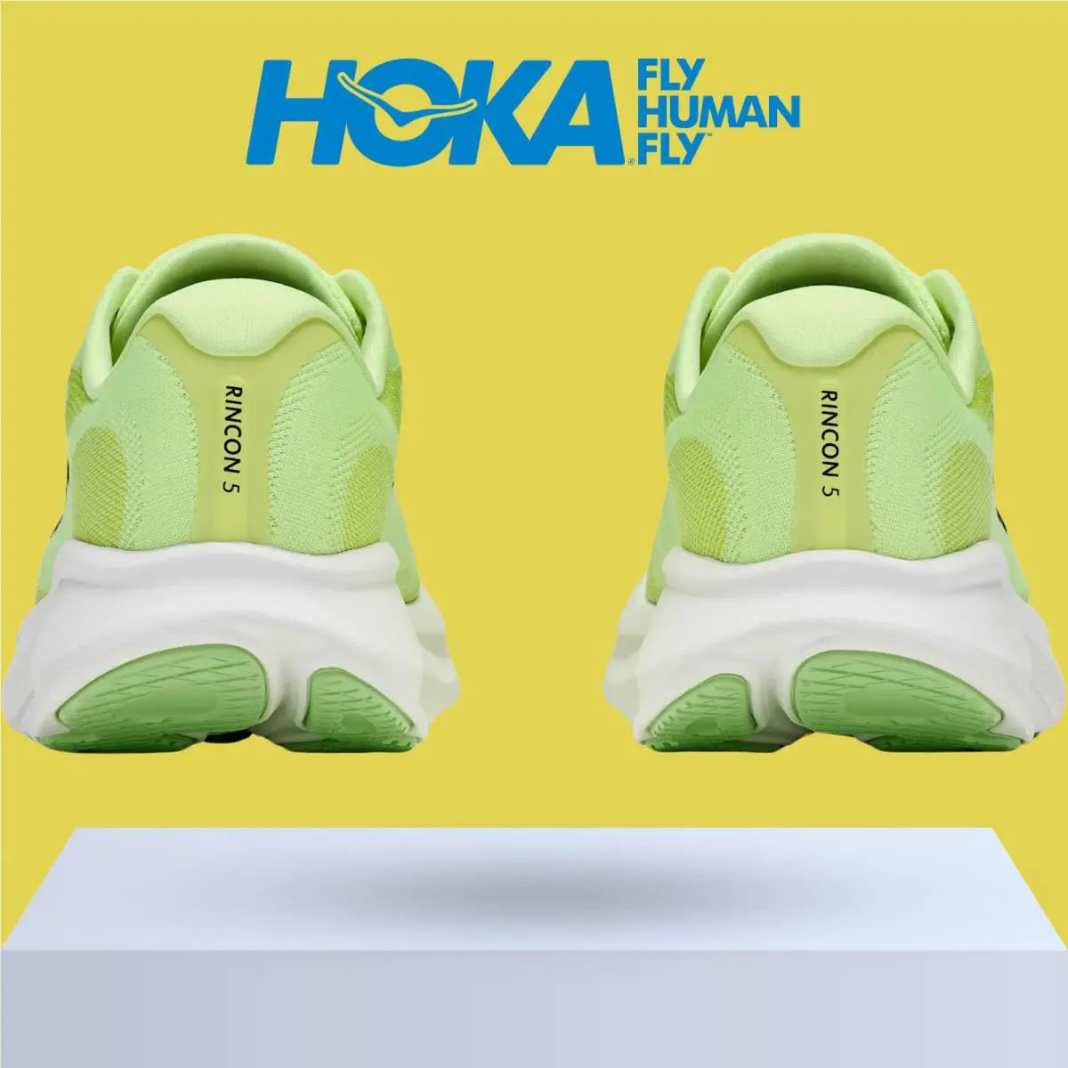 Hoka shoes - Hoka One One Rincon 5 - Alabaster/Mineral Blue 36