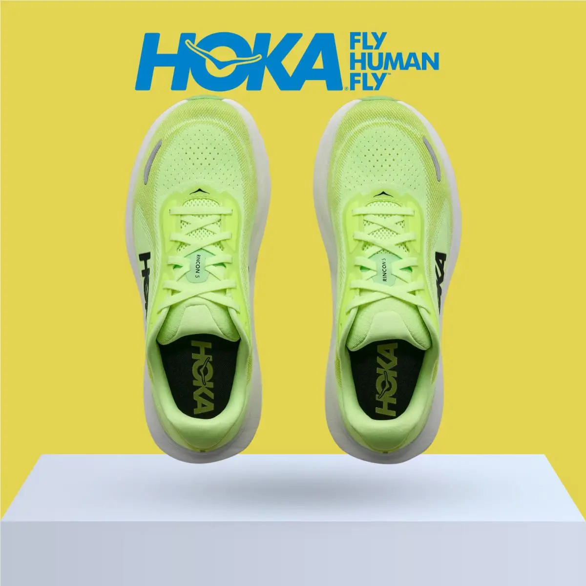 Hoka shoes - Hoka One One Rincon 5 - Alabaster/Mineral Blue 37