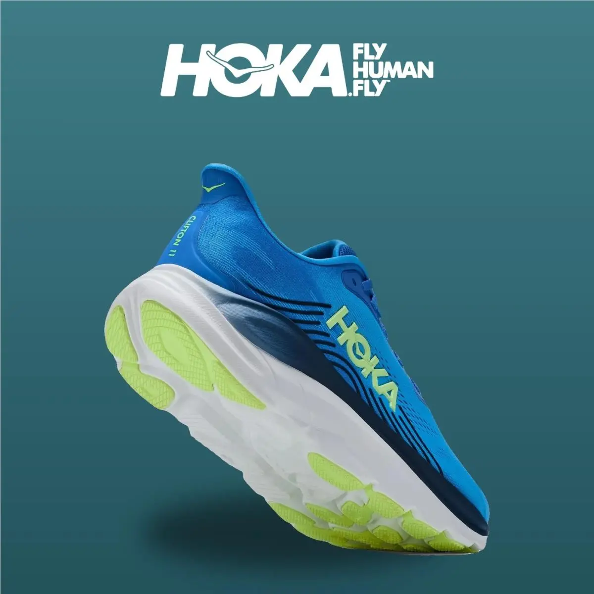Hoka shoes - Clifton 11 - Clifton - 1176572-VSF - Virtual Blue/Soft Cobalt 5