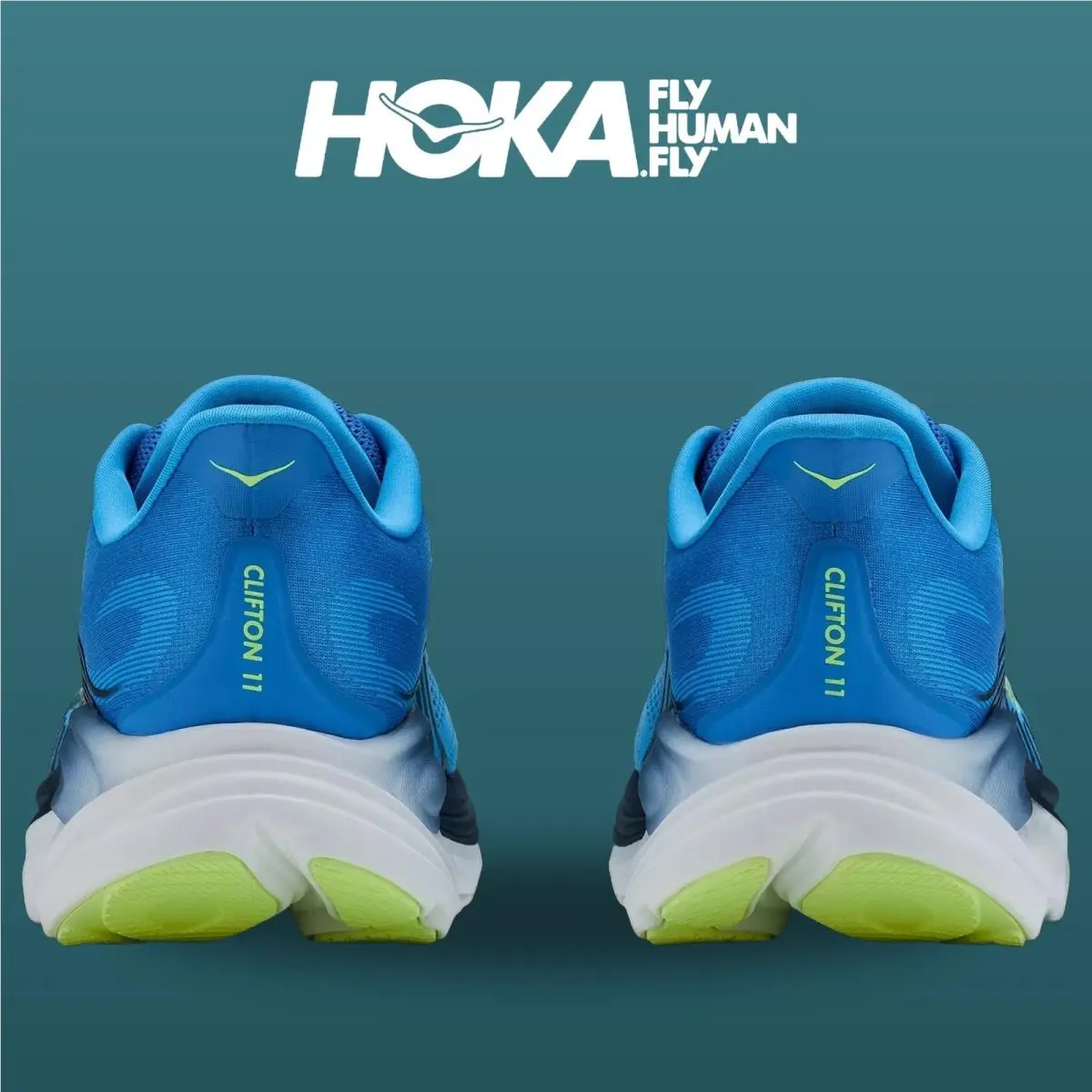 Hoka shoes - Clifton 11 - Clifton - 1176572-VSF - Virtual Blue/Soft Cobalt 12