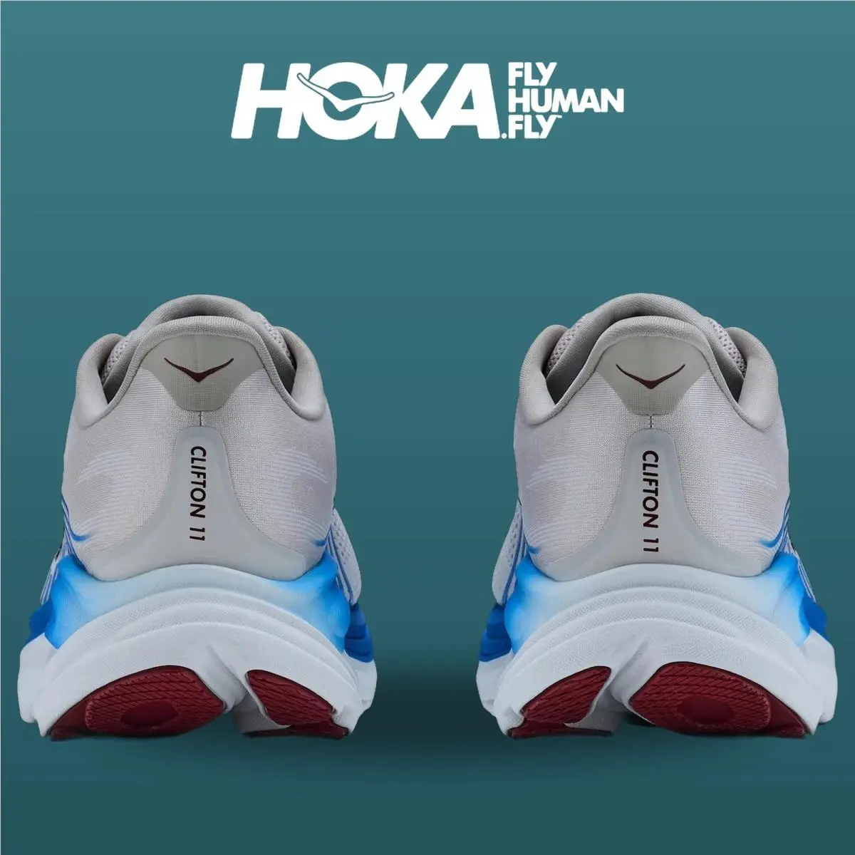 Hoka shoes - Clifton 11 - Clifton - 1176572-SCCG - Stucco/Grout 12