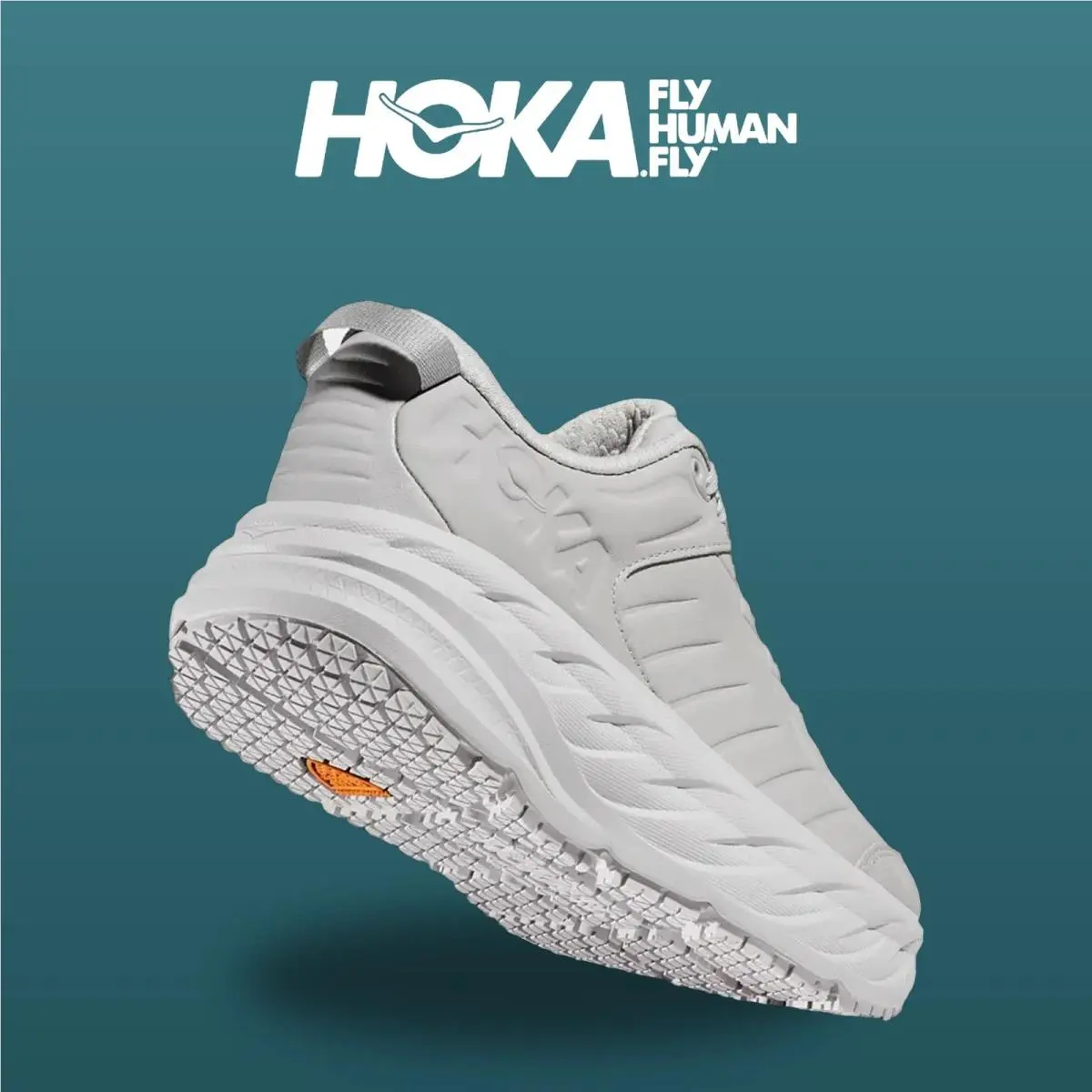Hoka shoes - Bondi Sr - Bondi - 1110521-HMLR - Harbor Mist/Lunar Rock 8