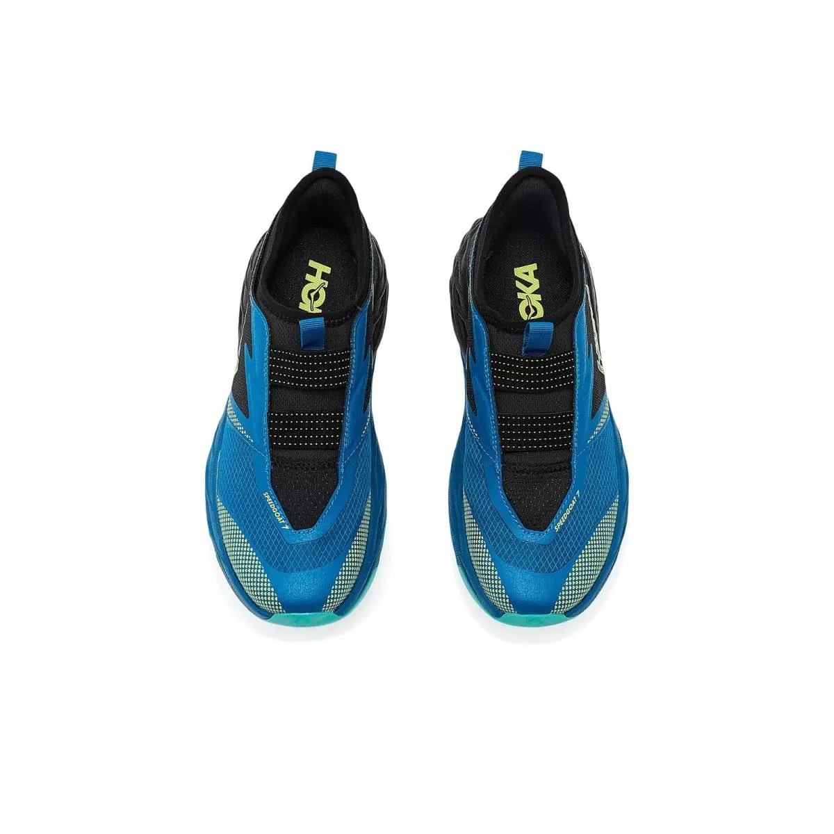 Hoka shoes - Black/Night Glow Blue 0