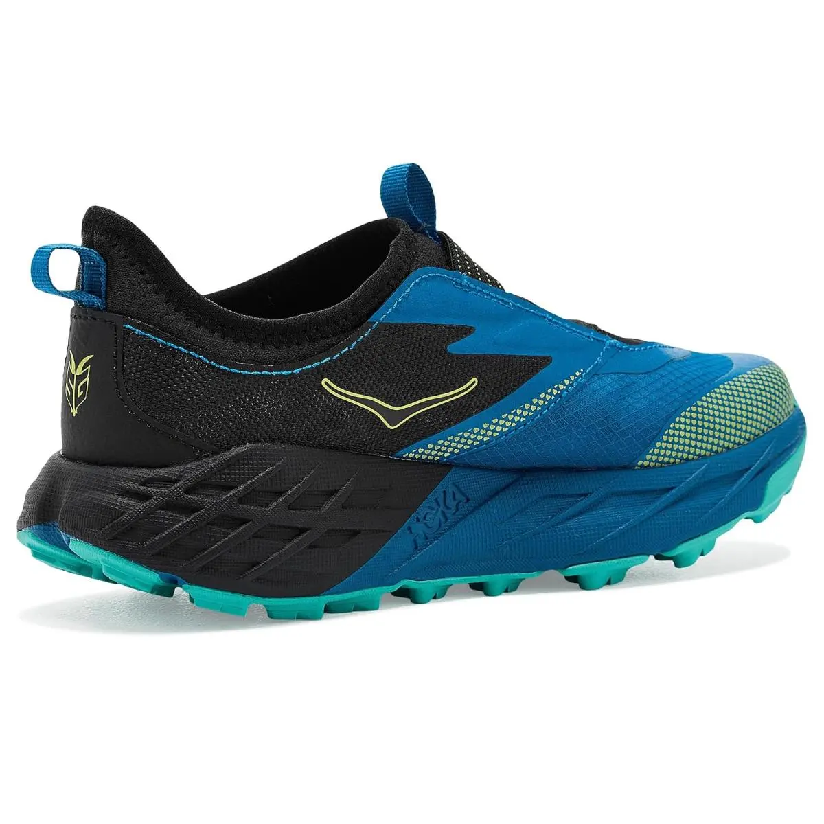 Hoka shoes - Black/Night Glow Blue 1